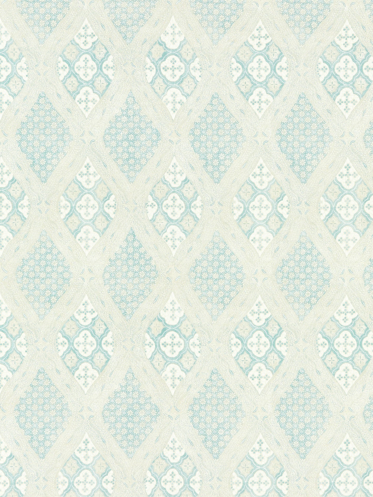 SCALAMANDRE FARRAH PRINT FABRIC MISTY ISLAND - SC 000116626 NEW SKU # SC166260001