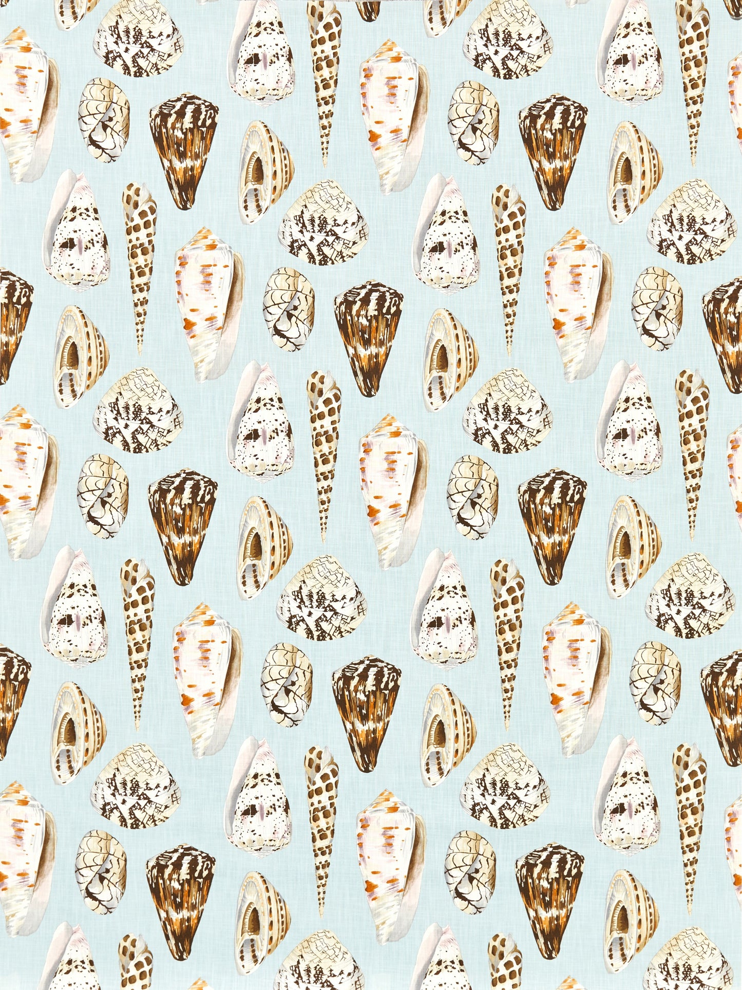 SCALAMANDRE COQUINA - OUTDOOR FABRIC MULTI ON SEA BLUE - SC 000116639 NEW SKU # SC166390001