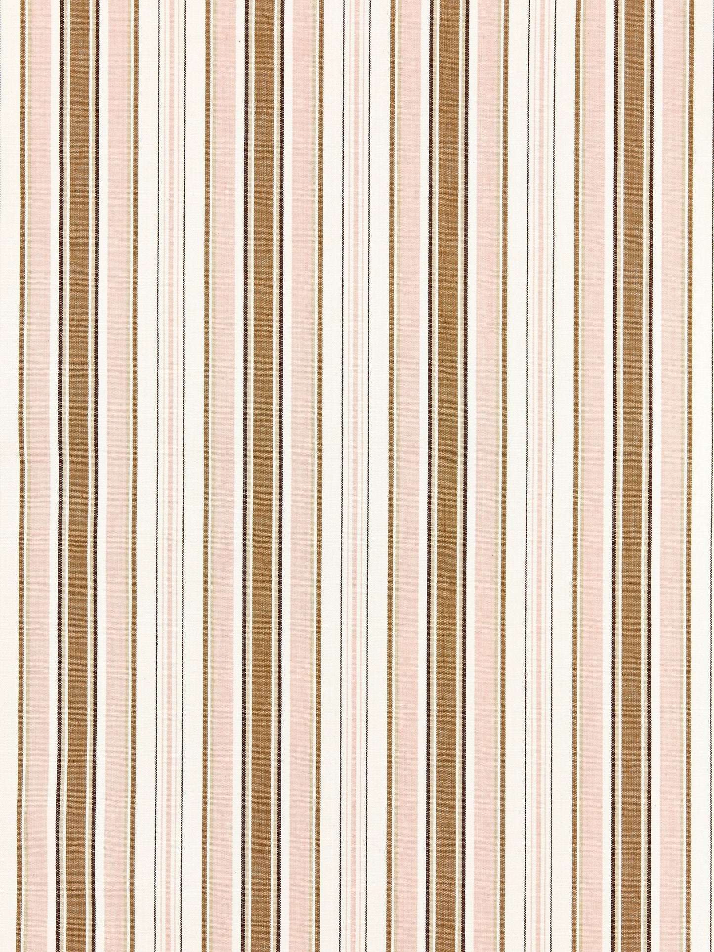 SCALAMANDRE OUTLET FABRIC ANDOVER COTTON STRIPE FABRIC BLUSH - SC 000127113 NEW SKU # SC271130001