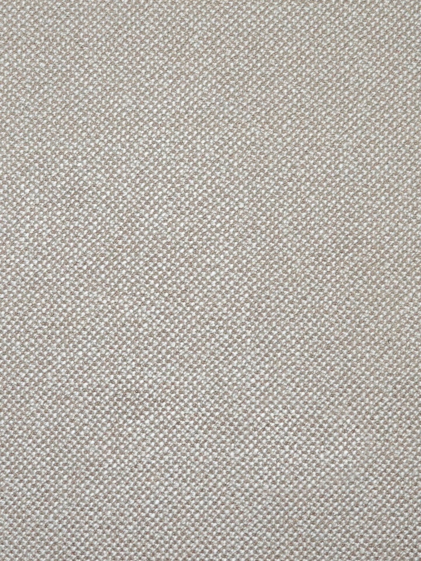 Beige woven fabric close-up with textured speckle, upholstery-style textile for sofas or cushions.