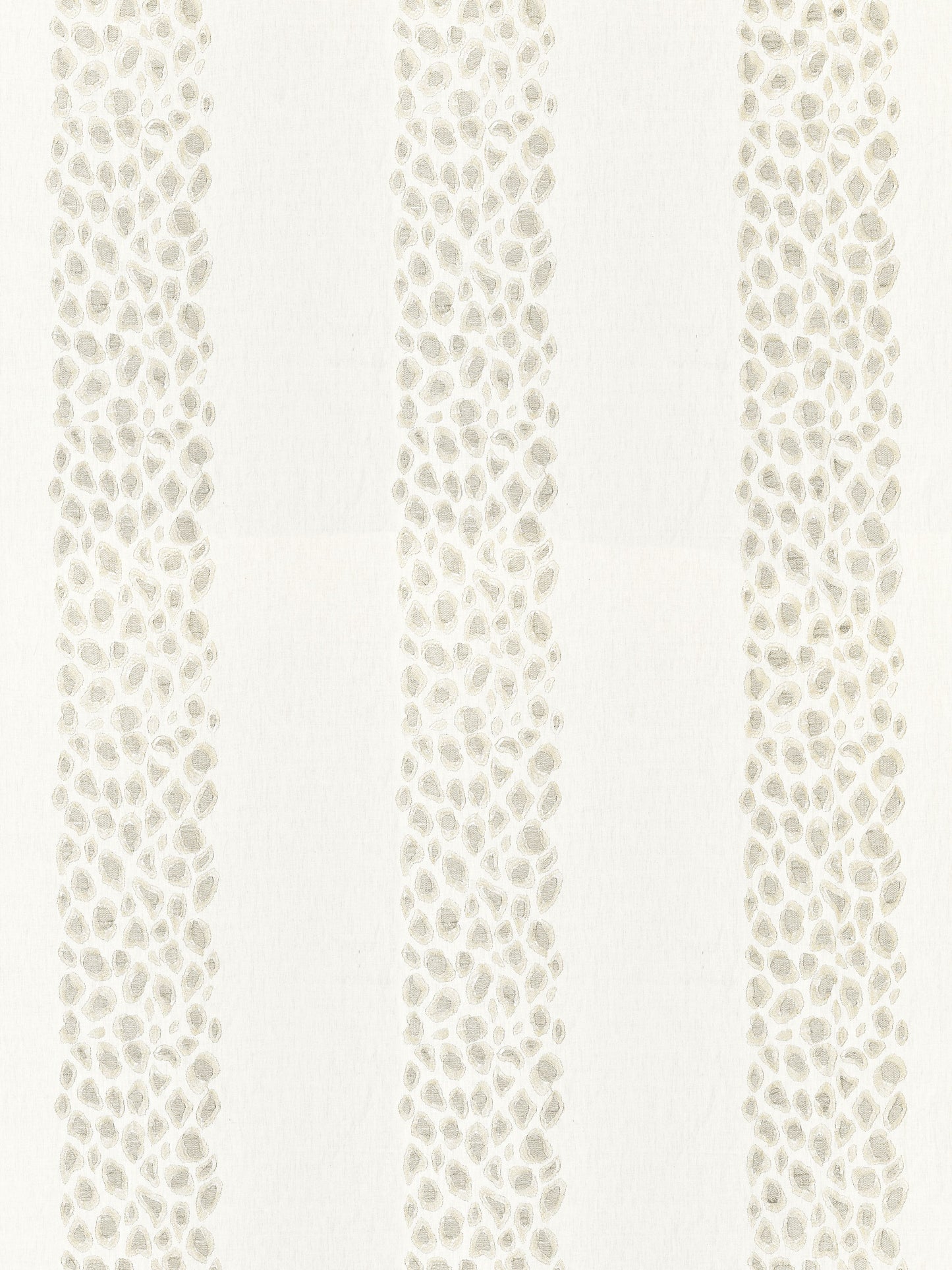SCALAMANDRE CATWALK EMBROIDERY FABRIC PEARL - SC 000127255 NEW SKU # SC272550001