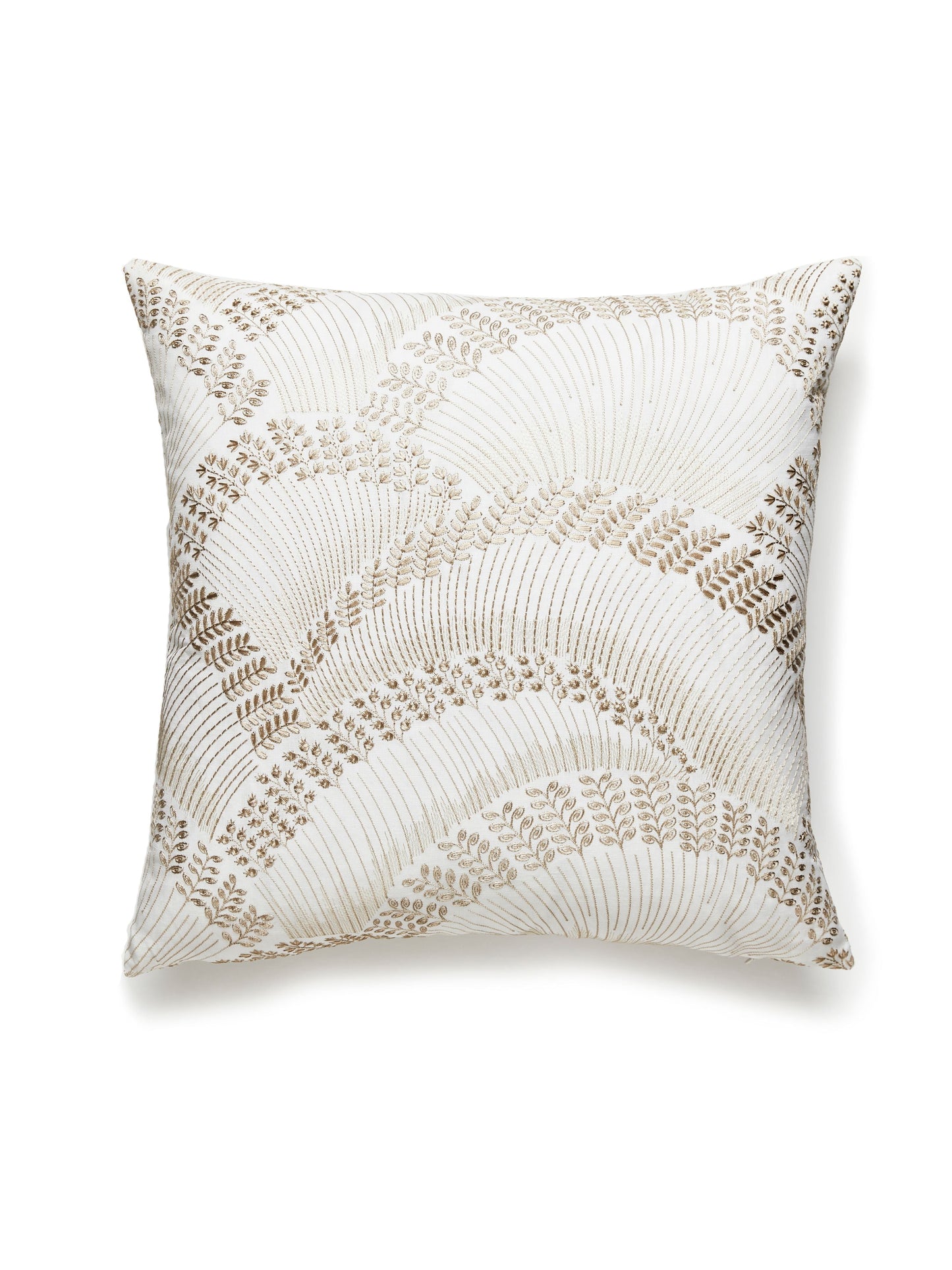 SCALAMANDRE PILLOWS BOTANICAL / FOLIAGE SQUARE - SC 0001LOVEPILL NEW SKU # SCLOVEPILL0001