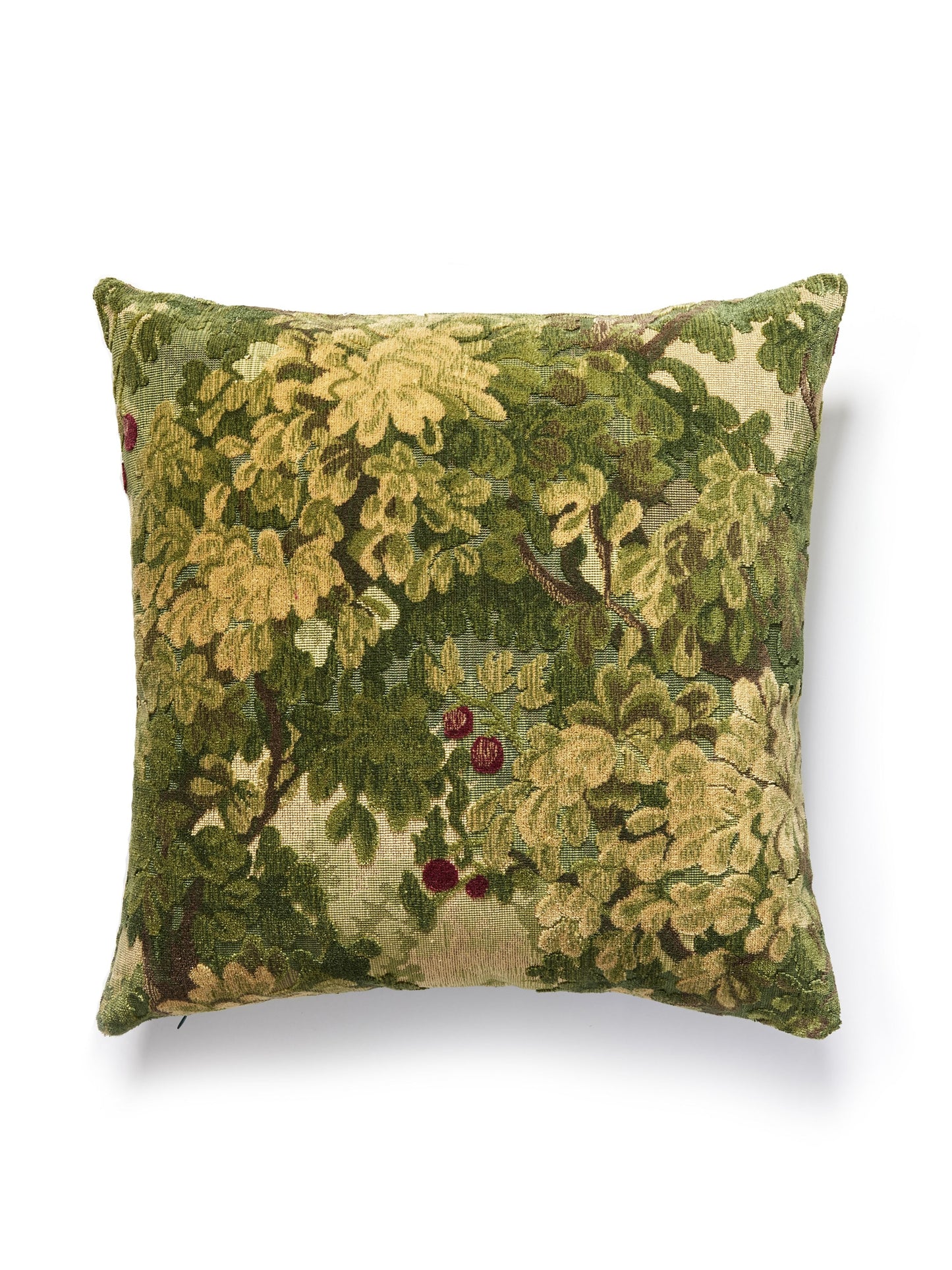 SCALAMANDRE PILLOWS BOTANICAL / FOLIAGE SQUARE - SC 0001MARLYPILL NEW SKU # SCMARLYPILL0001