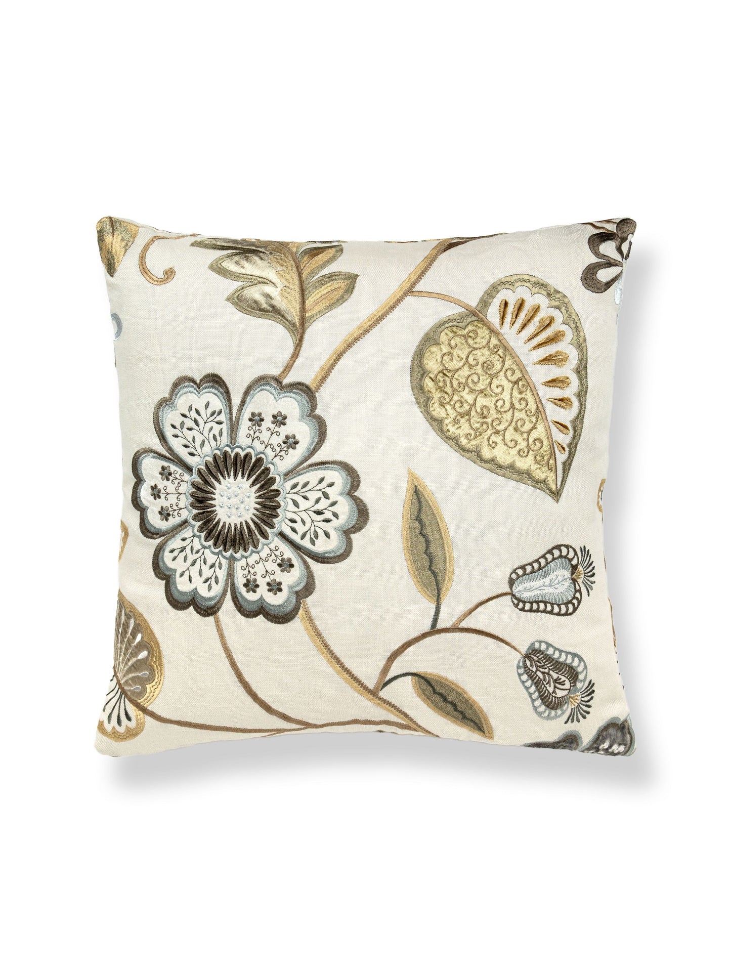 SCALAMANDRE PILLOWS BOTANICAL / FOLIAGE
FLORAL SQUARE - SC 0001SDDK27071 NEW SKU # SCSDDK270710001