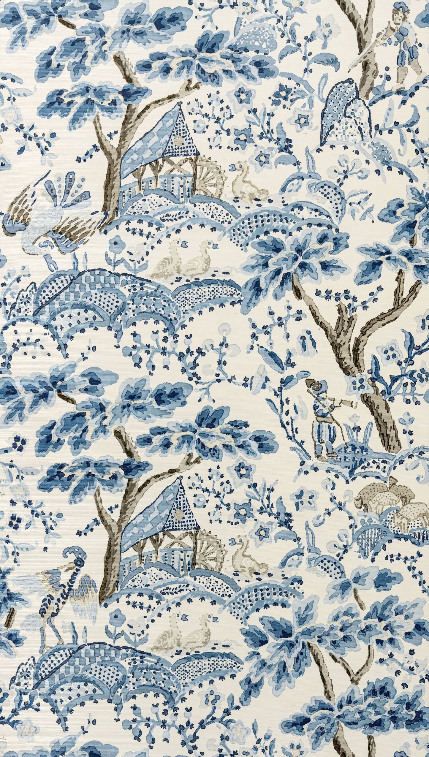 SCALAMANDRE KELMESCOTT WALLCOVERING BOTANICAL , FOLIAGE
SCENIC PORCELAIN - SC 0001WP88588 NEW SKU # SCWP885880001