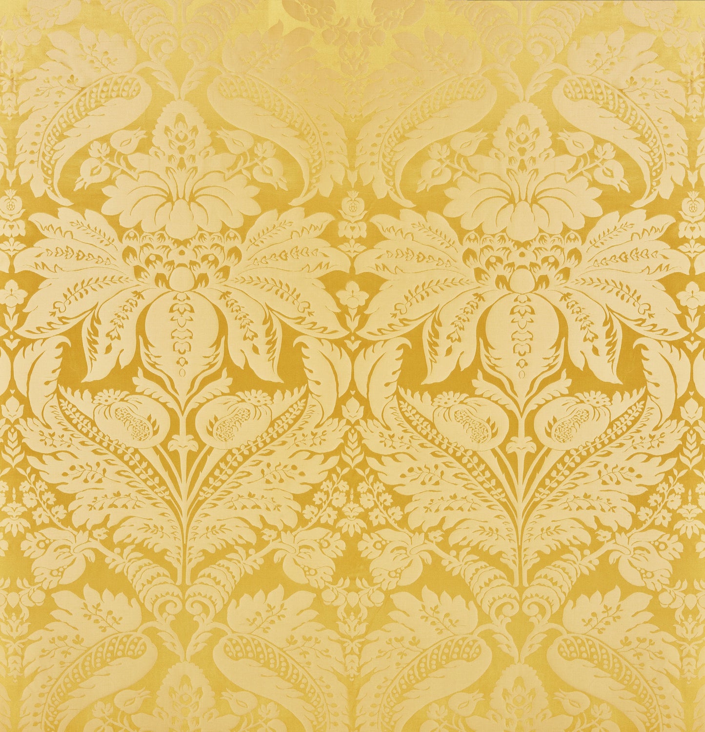 SCALAMANDRE NEWPORT DAMASK FABRIC VERMEIL - SC 000220100M NEW SKU # SC20100M0002