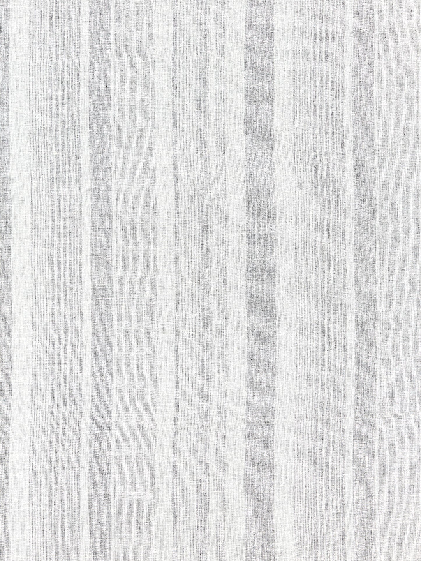 SCALAMANDRE MONTAUK STRIPE SHEER FABRIC FOG - SC 000227046 NEW SKU # SC270460002