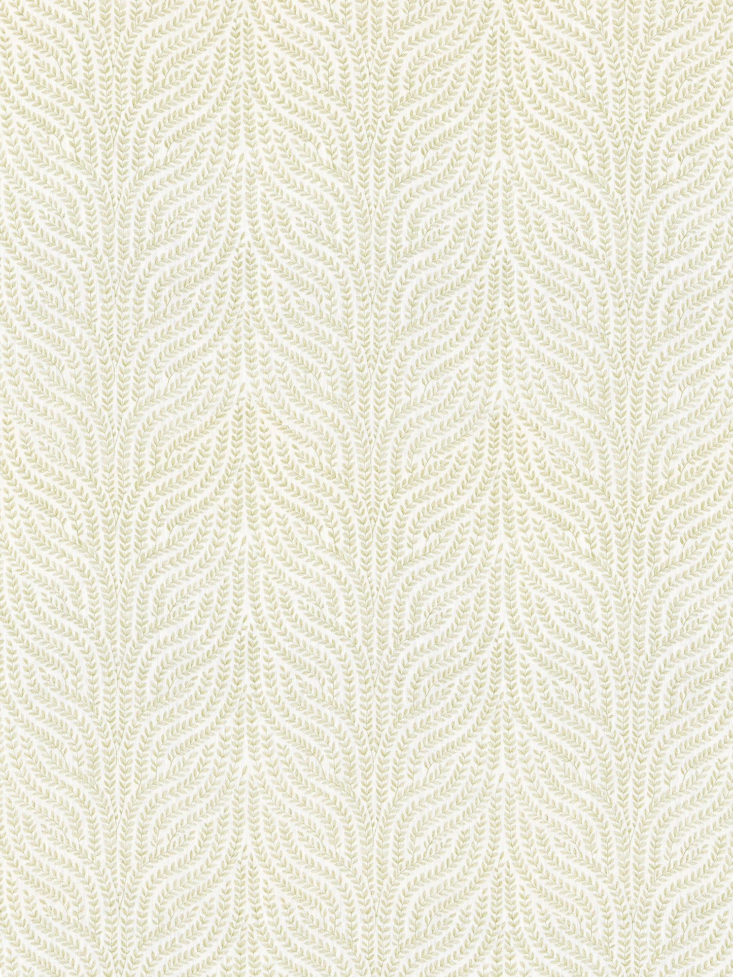 SCALAMANDRE WILLOW VINE EMBROIDERY FABRIC CELERY - SC 000227125 NEW SKU # SC271250002