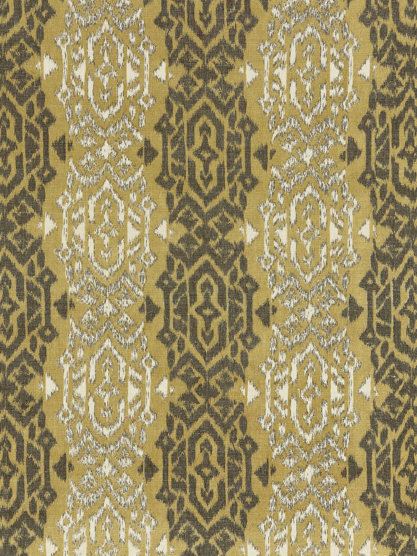 SCALAMANDRE SUMATRA IKAT WEAVE FABRIC GOLDEN WHEAT - SC 000227167 NEW SKU # SC271670002