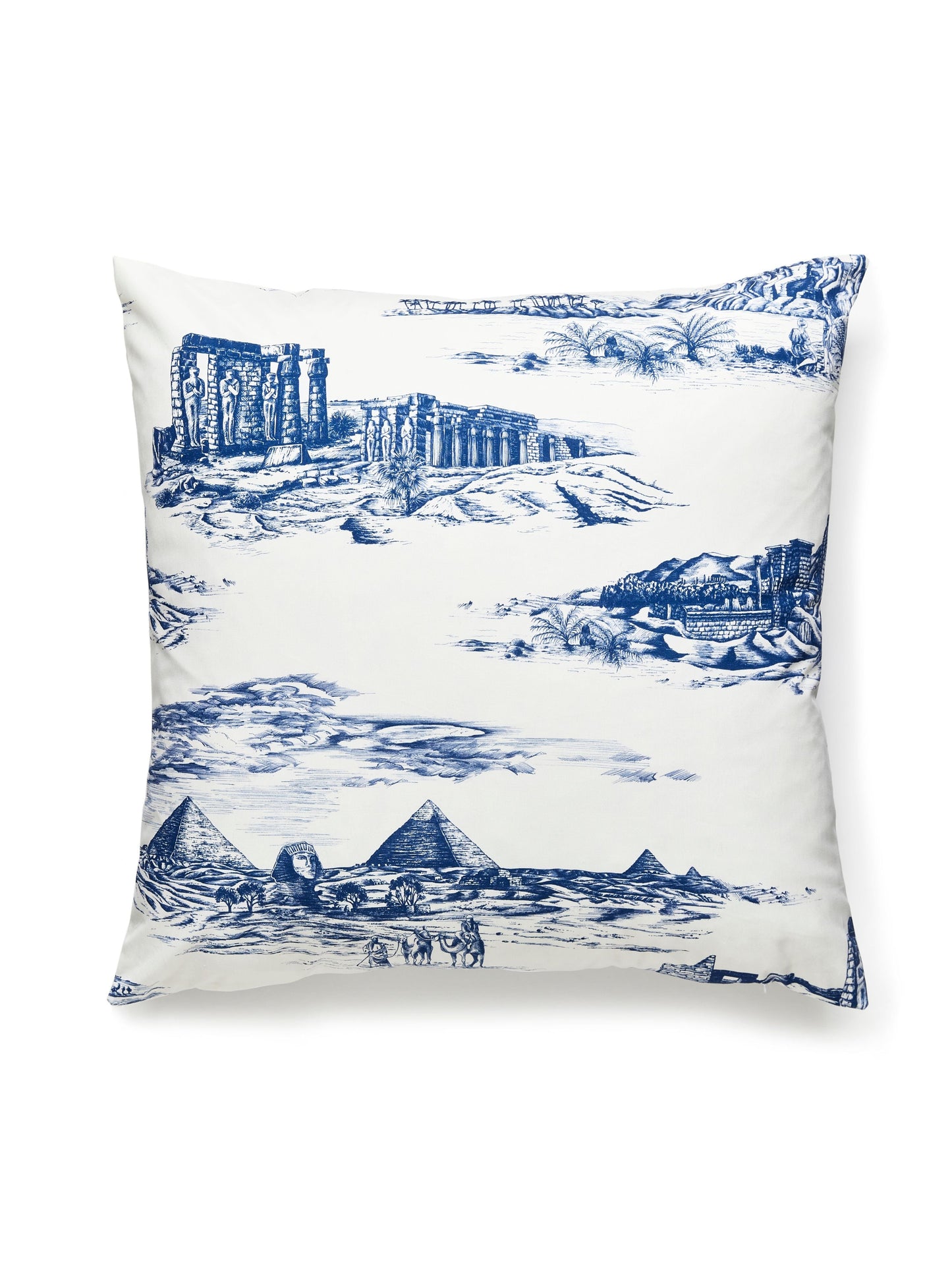 SCALAMANDRE PILLOWS SCENIC
TOILE SQUARE - SC 0002CAIRPILL NEW SKU # SCCAIRPILL0002