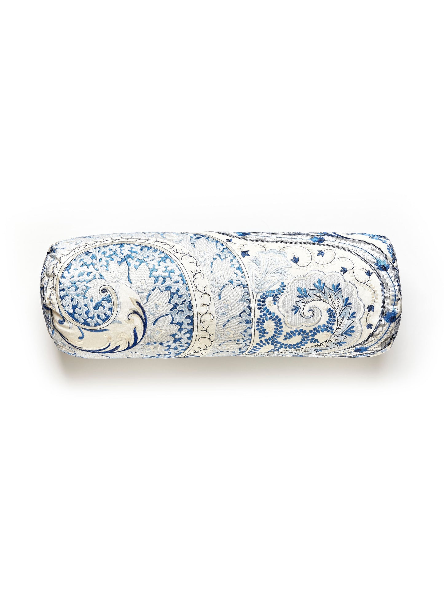 SCALAMANDRE PILLOWS PAISLEY BOLSTER - SC 0002MALABPILL NEW SKU # SCMALABPILL0002