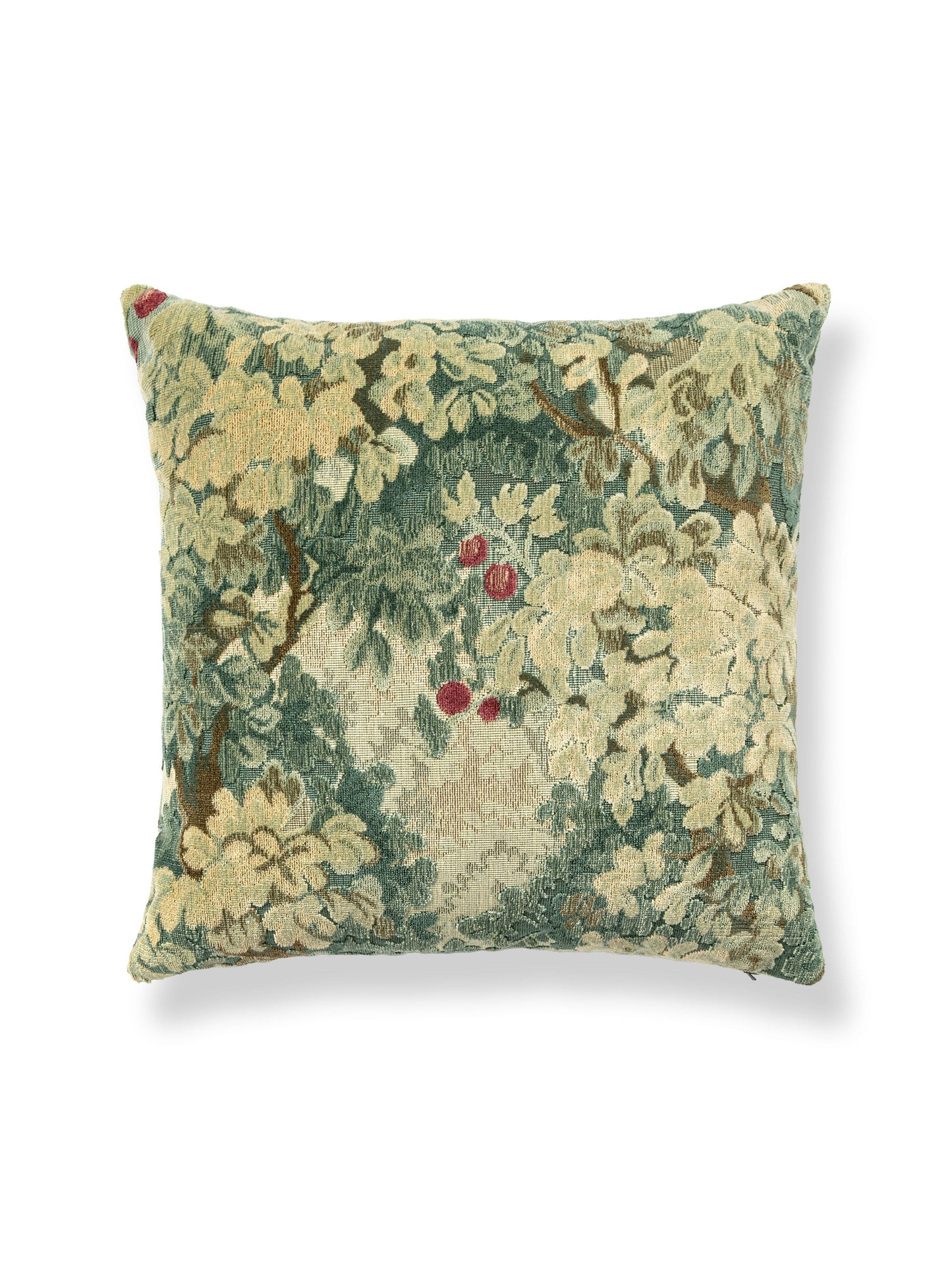 SCALAMANDRE PILLOWS BOTANICAL / FOLIAGE SQUARE - SC 0002MARLYPILL NEW SKU # SCMARLYPILL0002