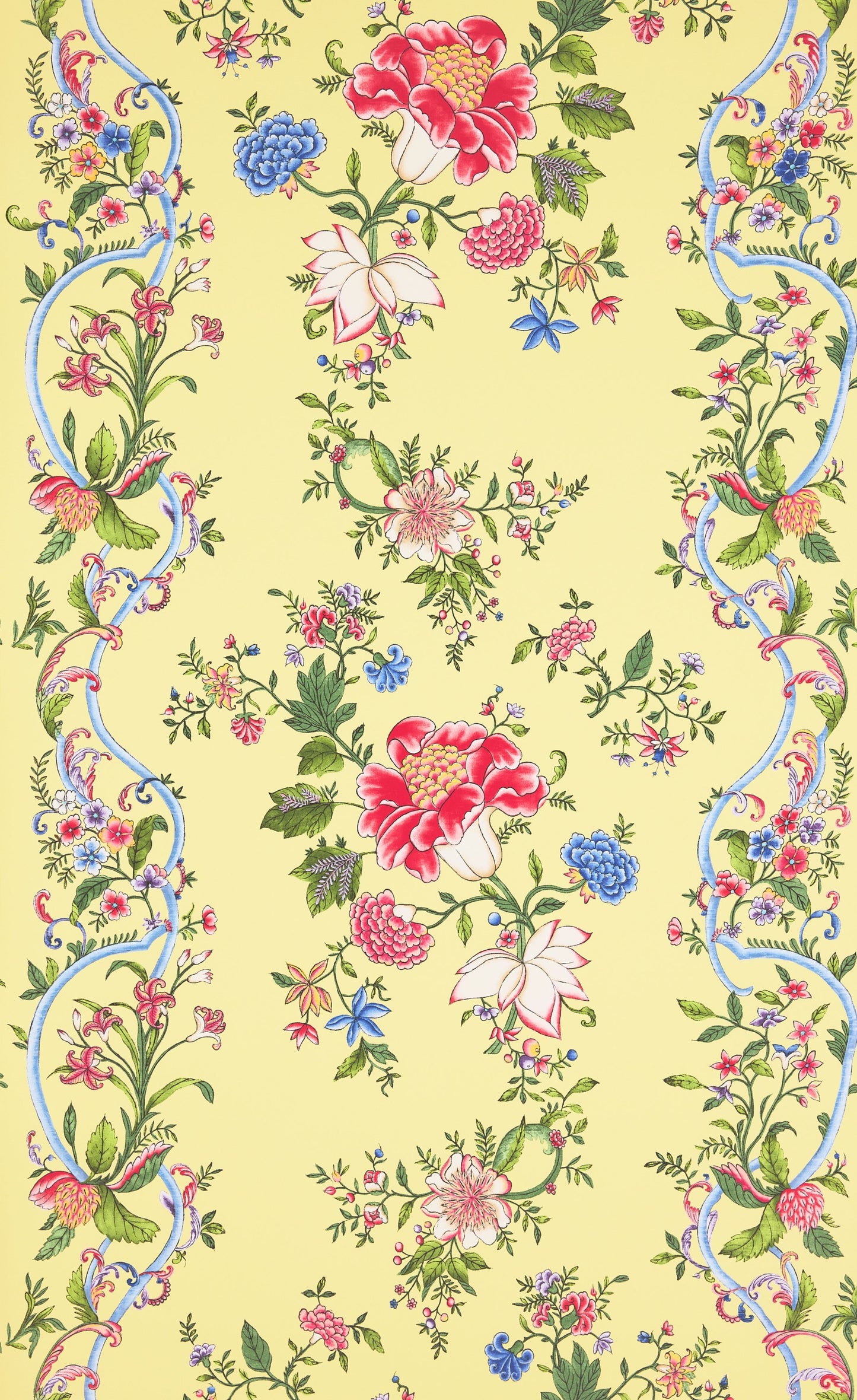 SCALAMANDRE CAMELLIA TRELLIS WALLCOVERING FLORAL
FRETWORK , LATTICE BUTTER BLUE - SC 0002WP88566 NEW SKU # SCWP885660002