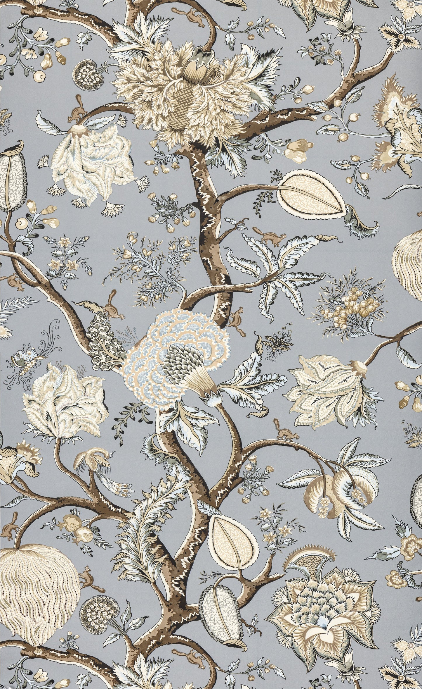 SCALAMANDRE PONDICHERRY WALLCOVERING BOTANICAL , FOLIAGE
FLORAL MINERAL - SC 0002WP88585 NEW SKU # SCWP885850002