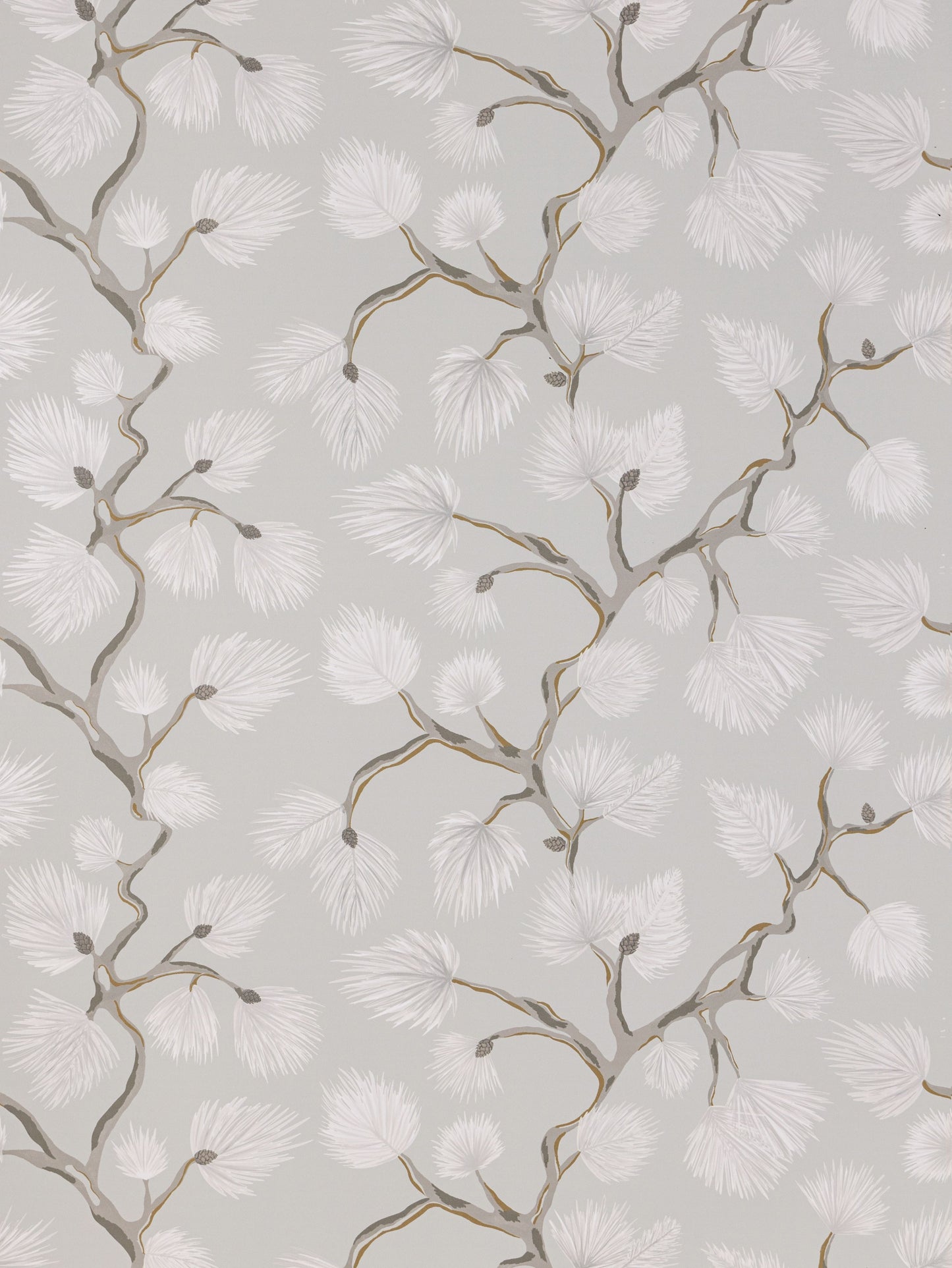 SCALAMANDRE PIGNOLI WALLCOVERING BOTANICAL , FOLIAGE STONE - SC 0002WP88593D NEW SKU # SCWP88593D0002