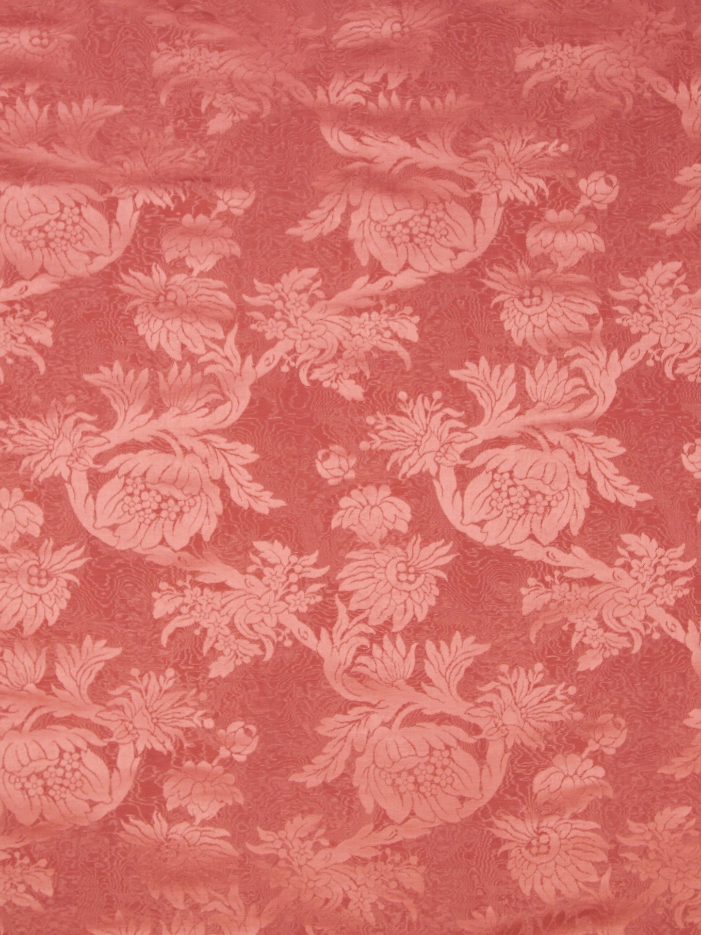 SCALAMANDRE DAMAS PARC MONCEAU FABRIC CORAL - SC 000326695 NEW SKU # SC266950003