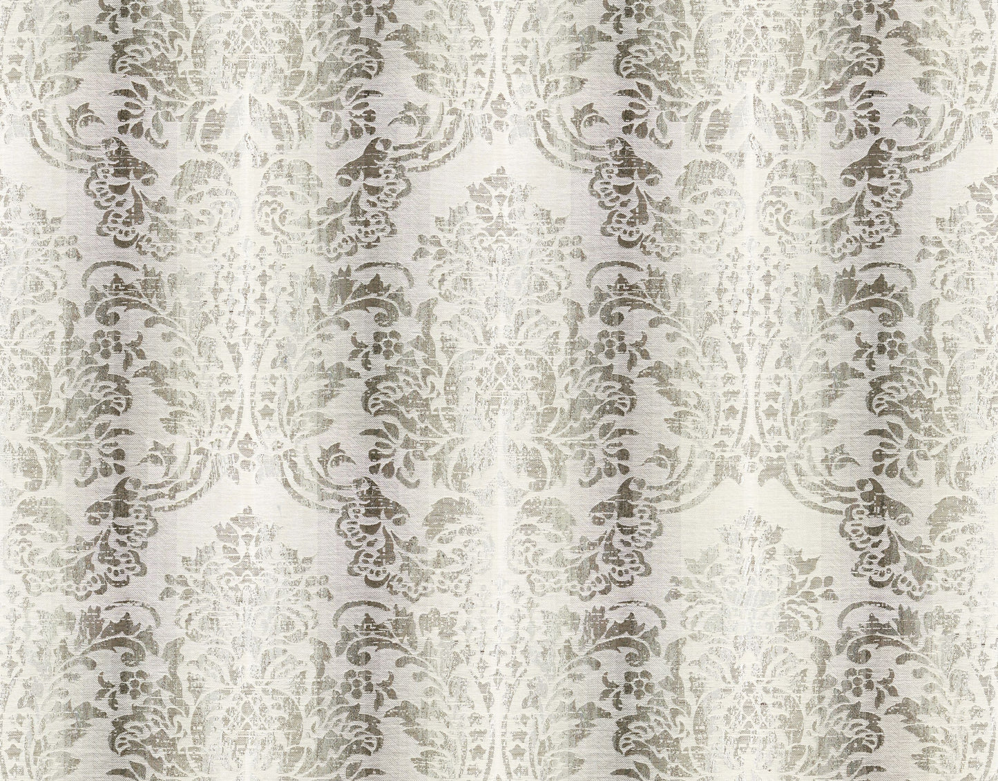 SCALAMANDRE SORRENTO LINEN DAMASK FABRIC ZINC - SC 000327093 NEW SKU # SC270930003