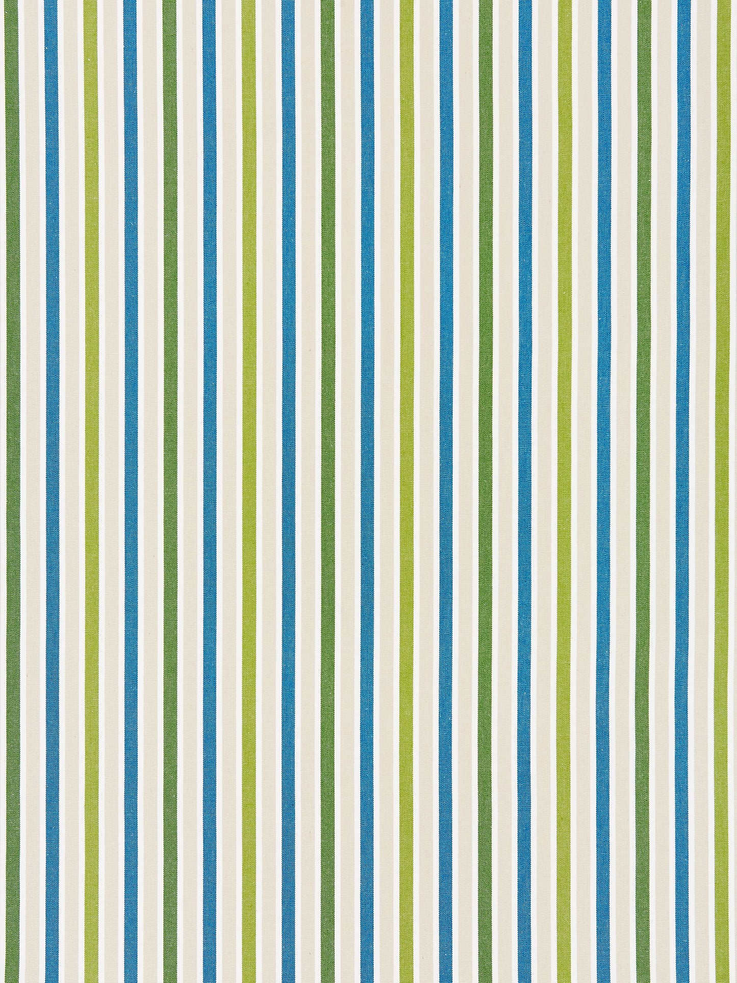 SCALAMANDRE LEEDS COTTON STRIPE FABRIC OCEAN PALM - SC 000327114 NEW SKU # SC271140003