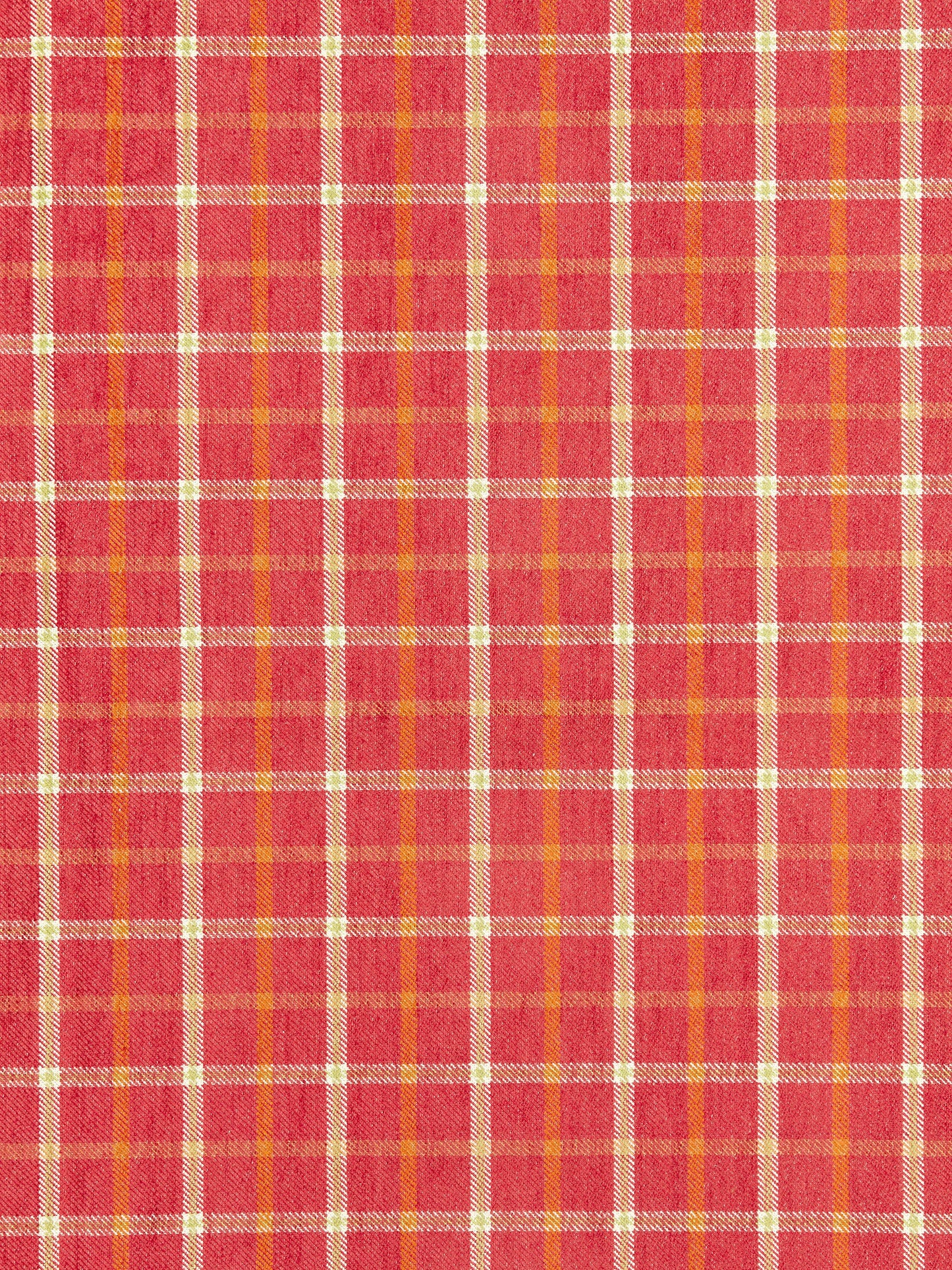 SCALAMANDRE BRISTOL PLAID FABRIC TUSCAN - SC 000327121 NEW SKU # SC271210003