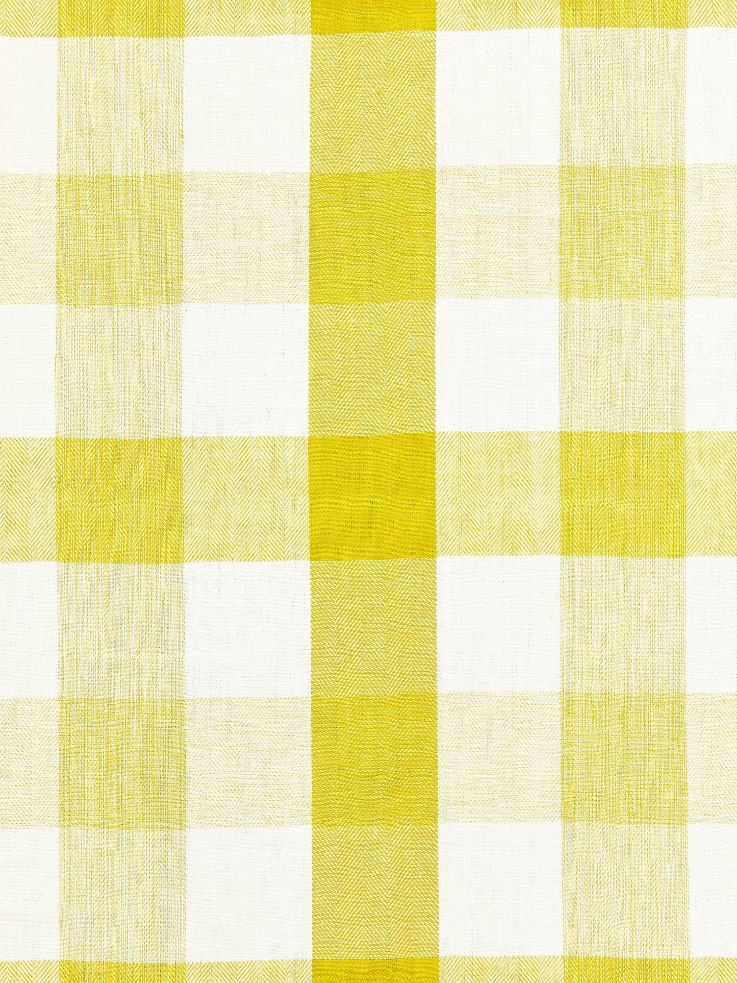 SCALAMANDRE WESTPORT LINEN PLAID FABRIC CITRON - SC 000327135 NEW SKU # SC271350003