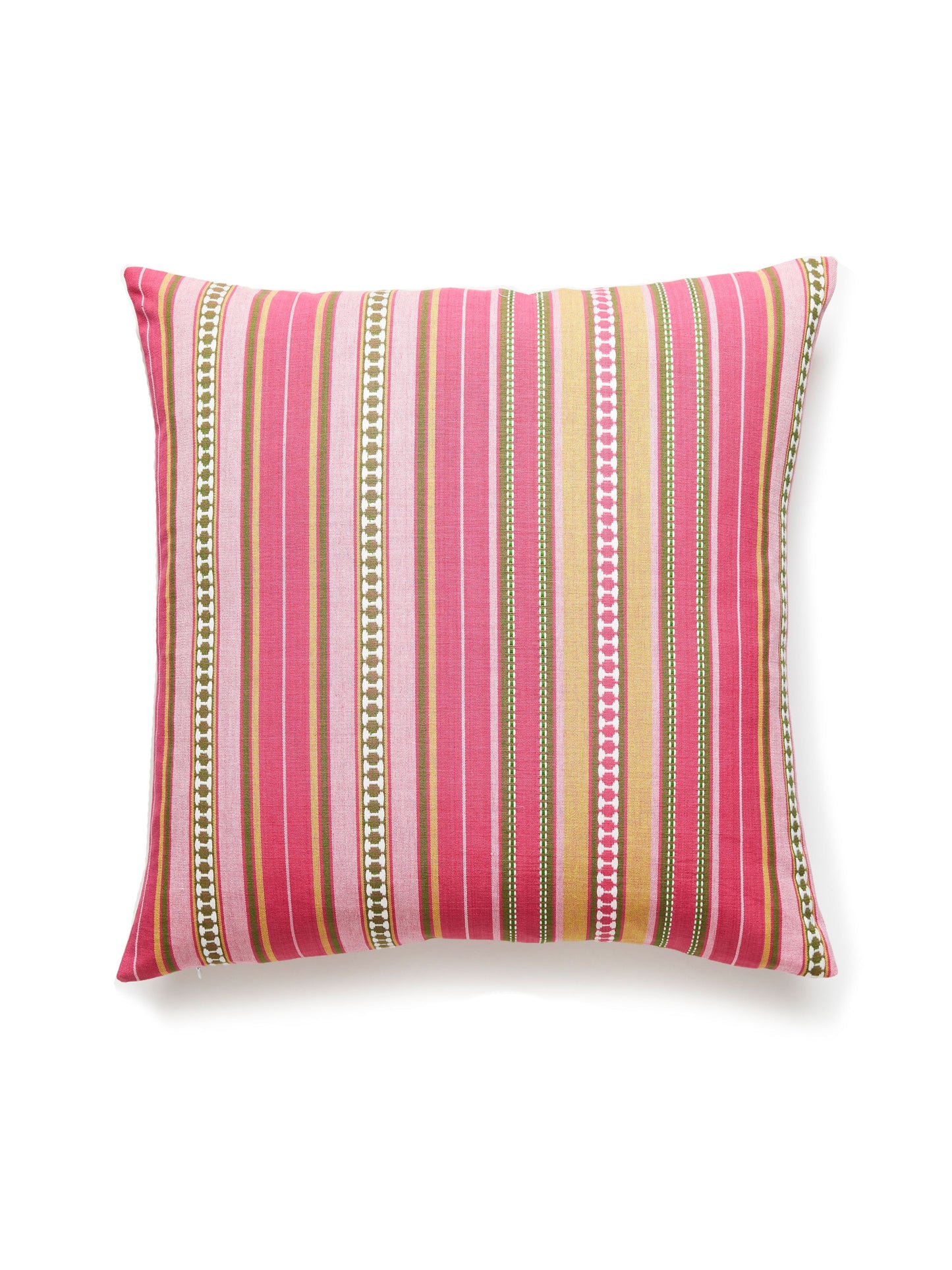 SCALAMANDRE PILLOWS STRIPE SQUARE - SC 0003NILEPILL NEW SKU # SCNILEPILL0003