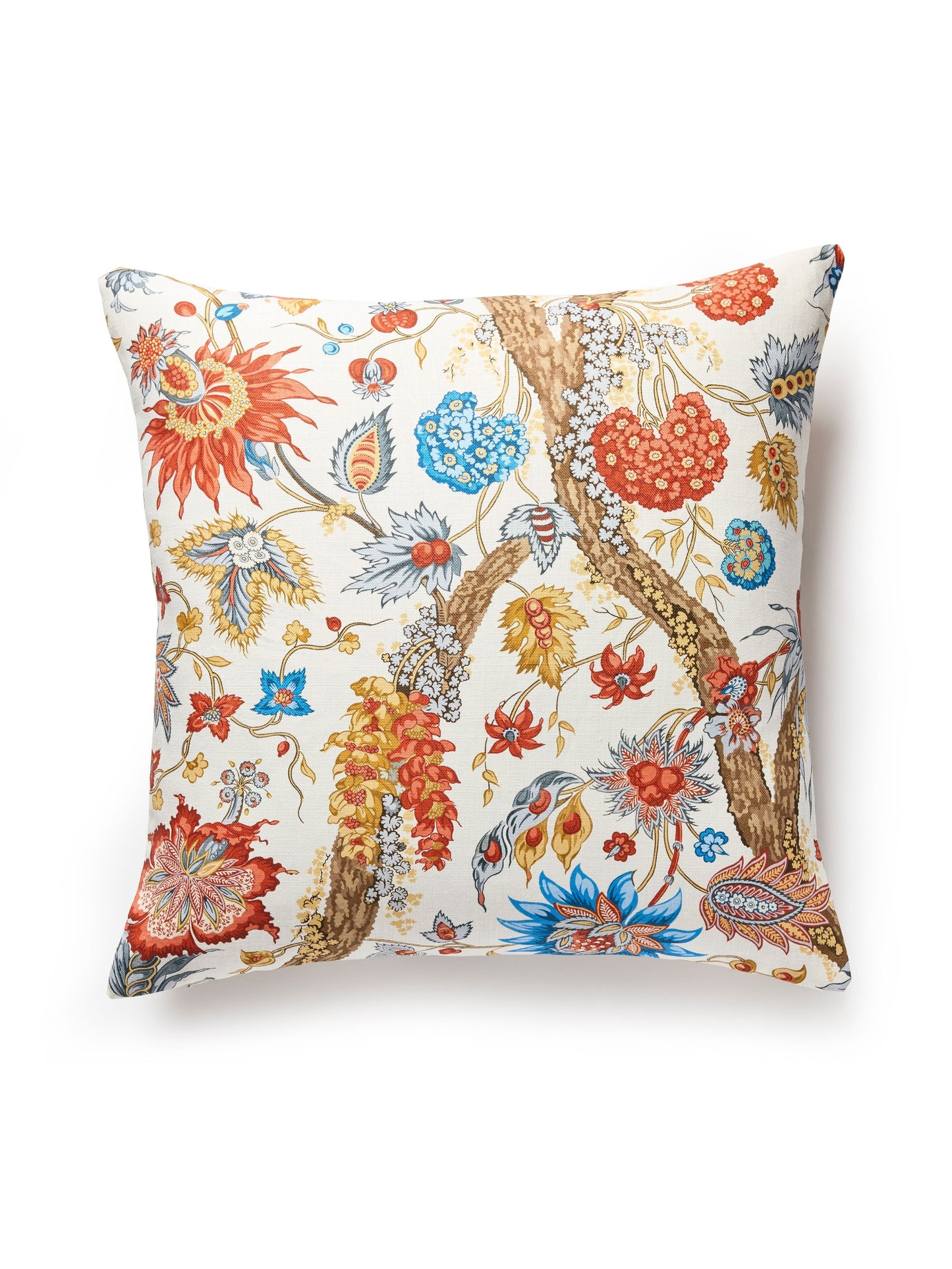 SCALAMANDRE PILLOWS BOTANICAL / FOLIAGE
FLORAL SQUARE - SC 0003SDDK16647 NEW SKU # SCSDDK166470003