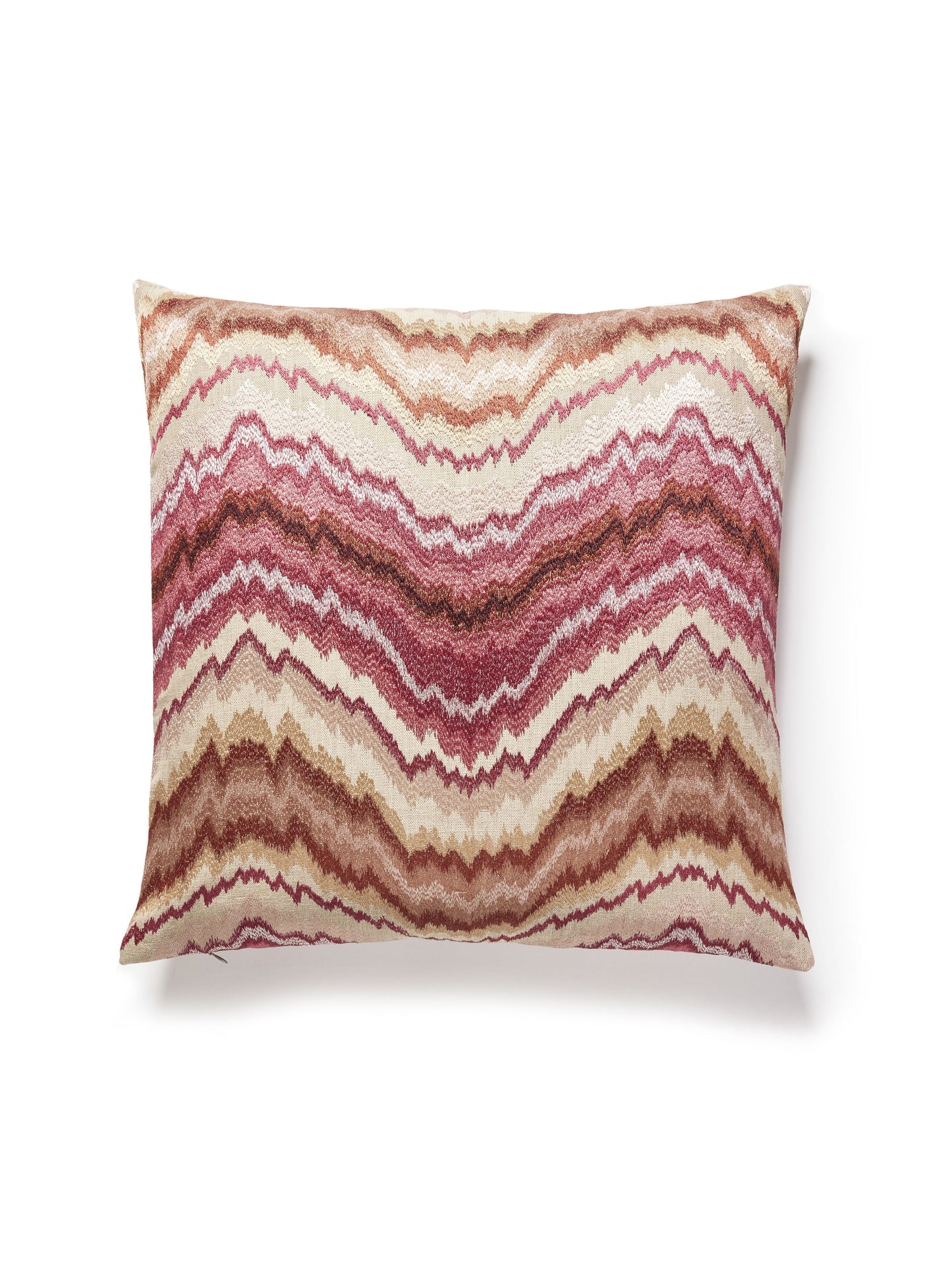 SCALAMANDRE PILLOWS CHEVRON / HERRINGBONE SQUARE - SC 0003SDDK27096 NEW SKU # SCSDDK270960003