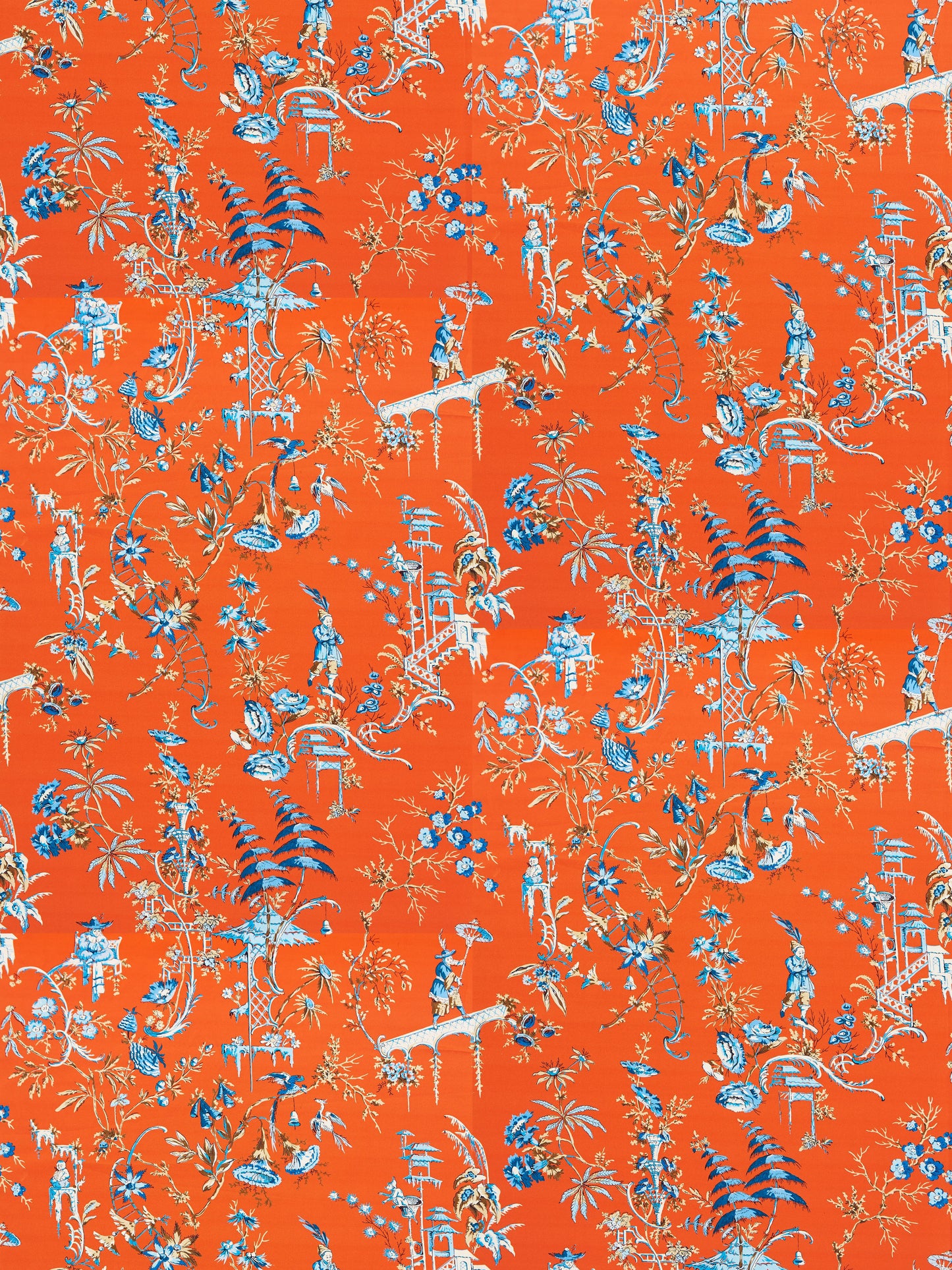 SCALAMANDRE NANJING FABRIC MANDARIN - SC 000416552 NEW SKU # SC165520004