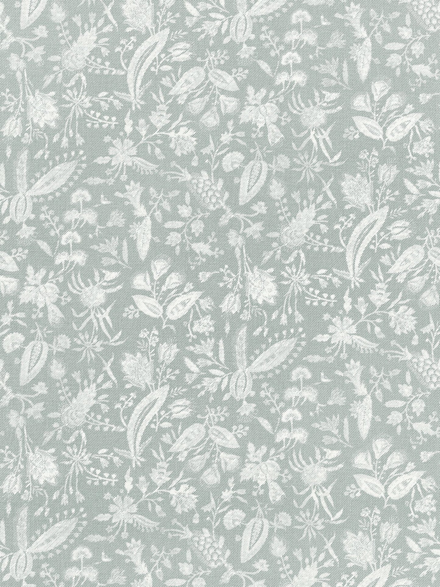 SCALAMANDRE TULIA LINEN PRINT FABRIC MINERAL - SC 000416605 NEW SKU # SC166050004
