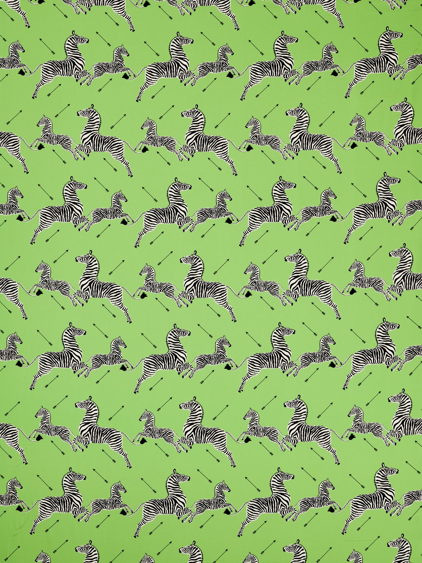 SCALAMANDRE ZEBRAS PETITE FABRIC LIME - SC 000416641 NEW SKU # SC166410004