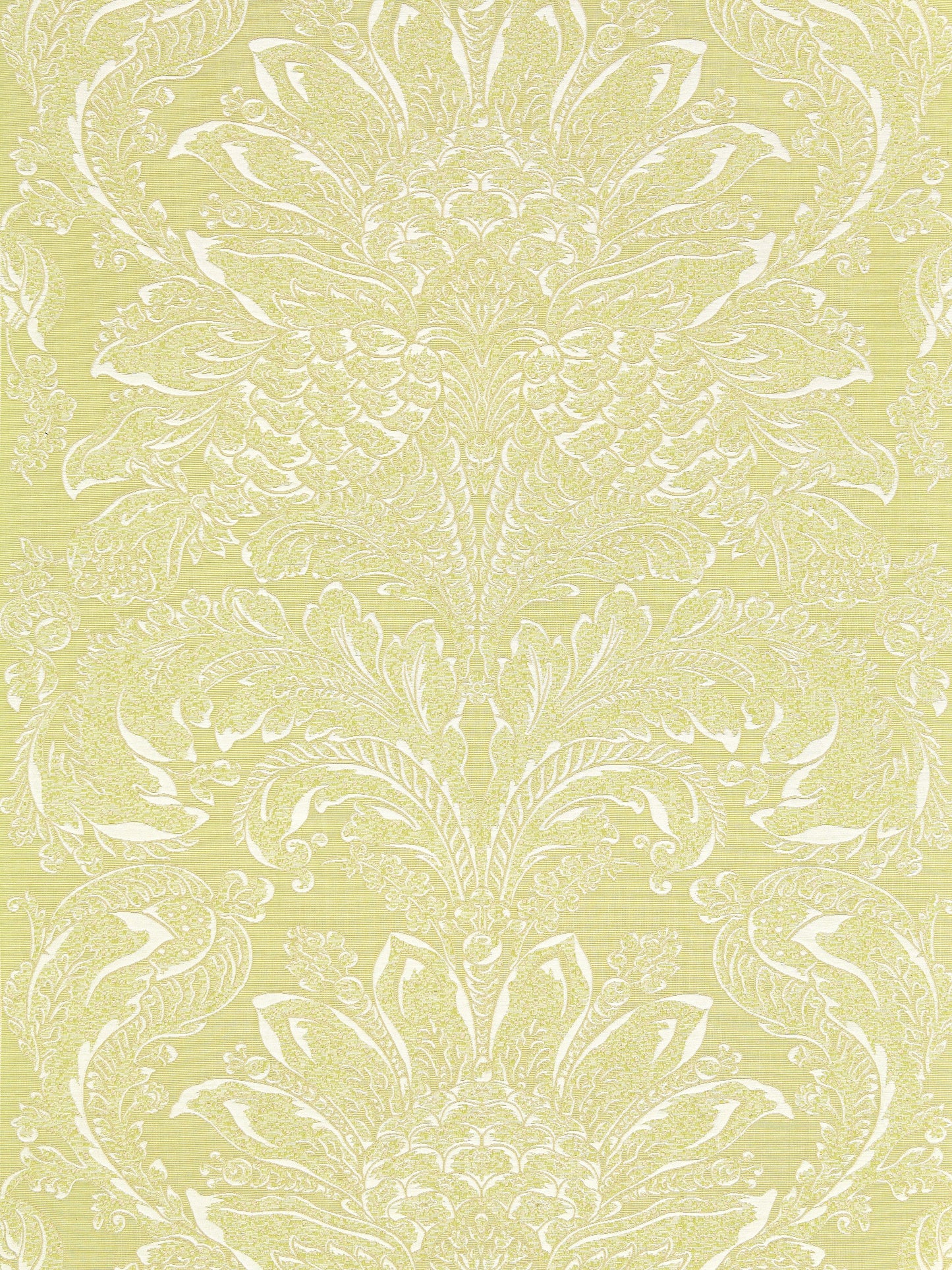 SCALAMANDRE CARLOTTA DAMASK FABRIC PERIDOT - SC 000427081 NEW SKU # SC270810004