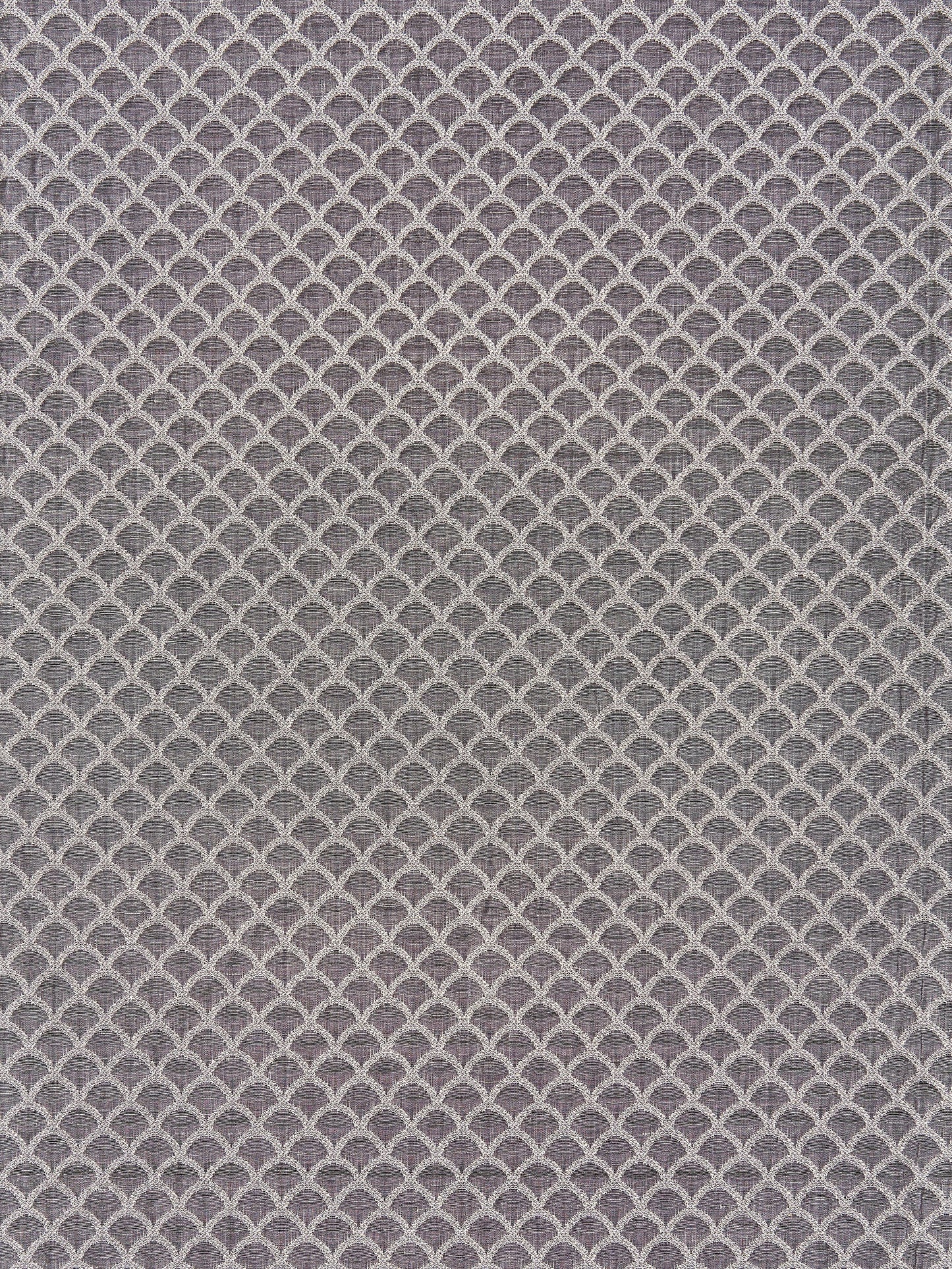 SCALAMANDRE SCALLOP WEAVE FABRIC SMOKE - SC 000427137 NEW SKU # SC271370004