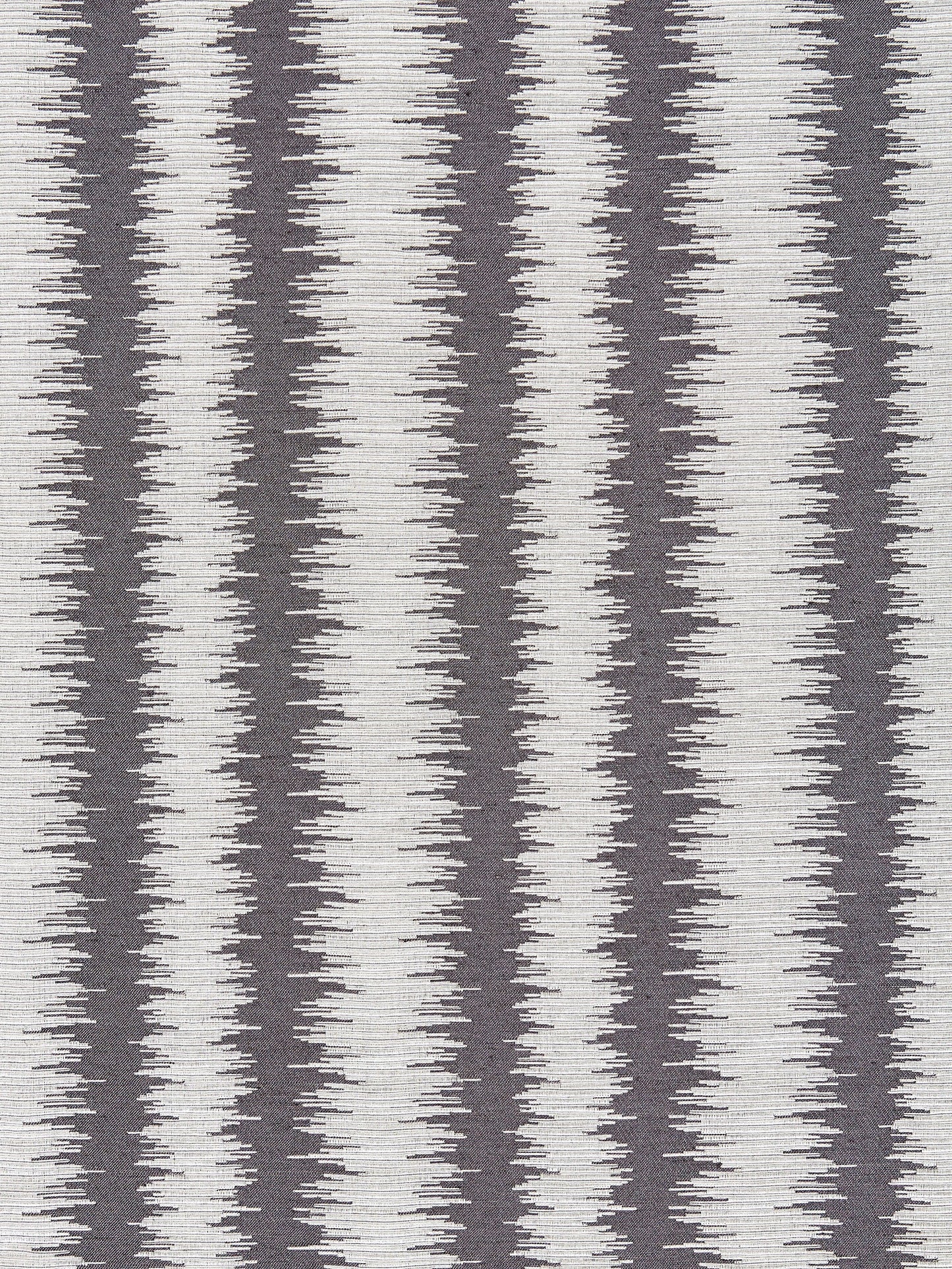 SCALAMANDRE KONYA IKAT STRIPE FABRIC GRAPHITE - SC 000427138 NEW SKU # SC271380004