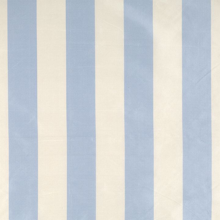 SCALAMANDRE CORNWALL STRIPE FABRIC BLUE & CREAM - SC 000436196MM NEW SKU # SC36196MM0004