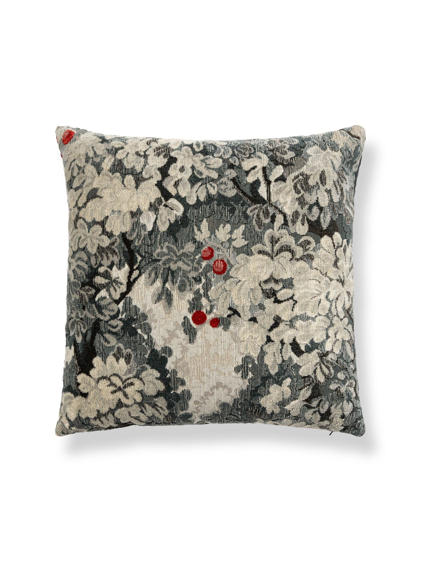 SCALAMANDRE PILLOWS BOTANICAL / FOLIAGE SQUARE - SC 0004MARLYPILL NEW SKU # SCMARLYPILL0004