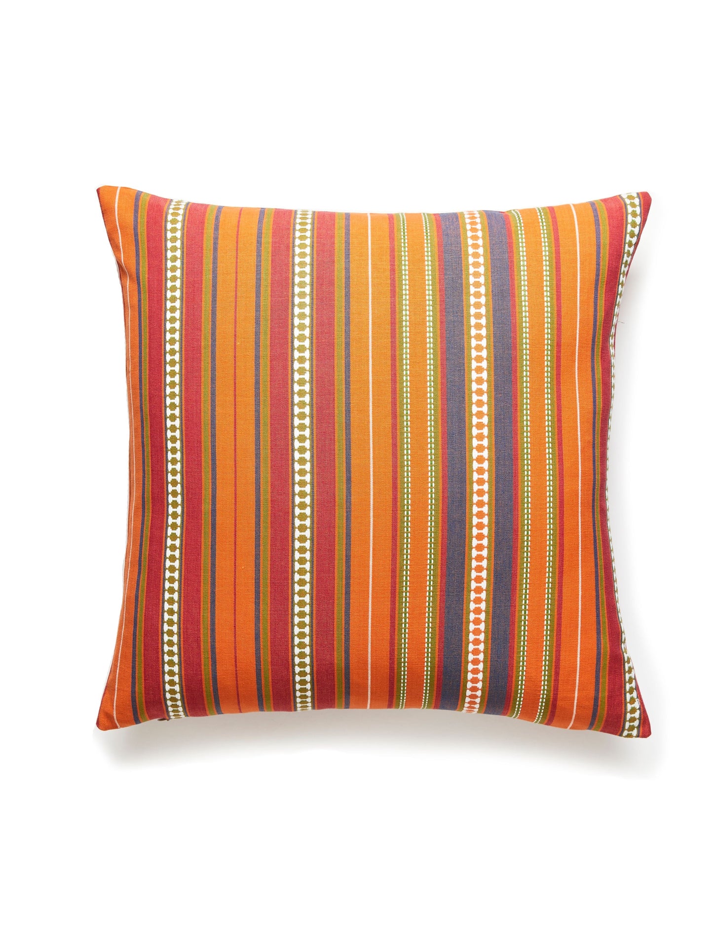 SCALAMANDRE PILLOWS STRIPE SQUARE - SC 0004NILEPILL NEW SKU # SCNILEPILL0004