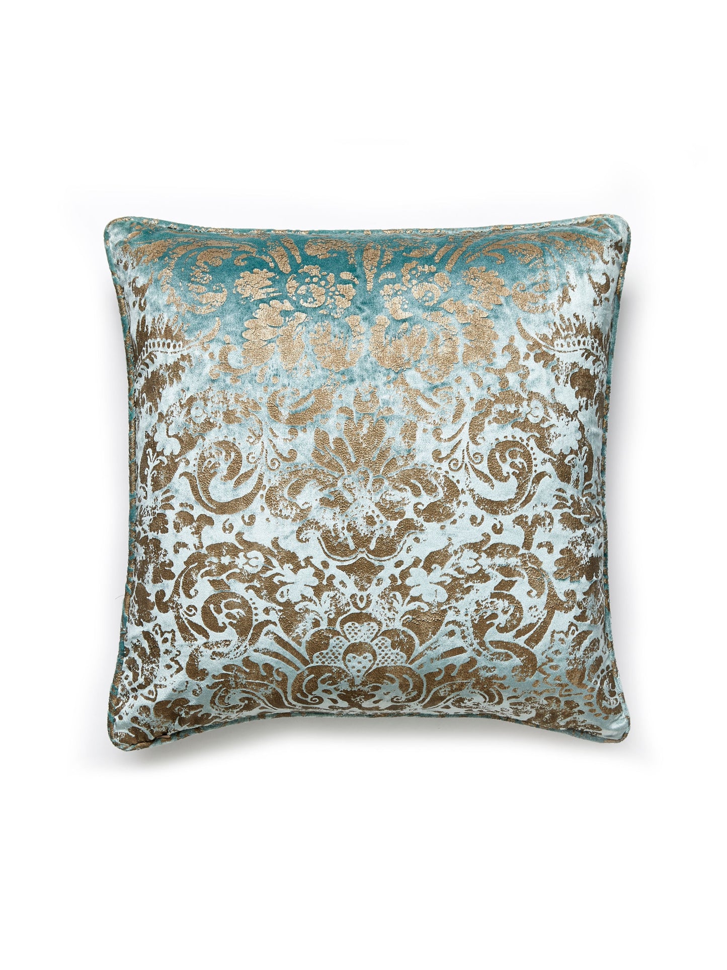 SCALAMANDRE PILLOWS DAMASK SQUARE - SC 0004PALLAPILL NEW SKU # SCPALLAPILL0004