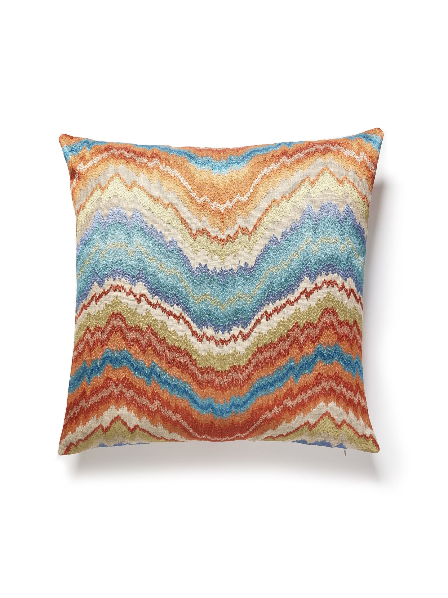SCALAMANDRE PILLOWS CHEVRON / HERRINGBONE SQUARE - SC 0004SDDK27096 NEW SKU # SCSDDK270960004