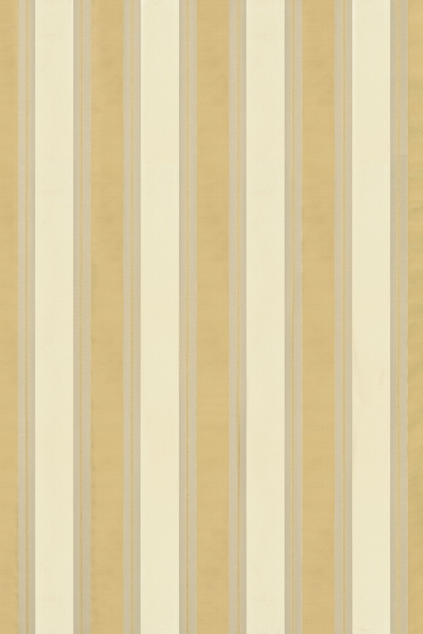 SCALAMANDRE FEDERAL STRIPE FABRIC CHAMPAGNE & ANTIQUE GOLD - SC 000520276M NEW SKU # SC20276M0005