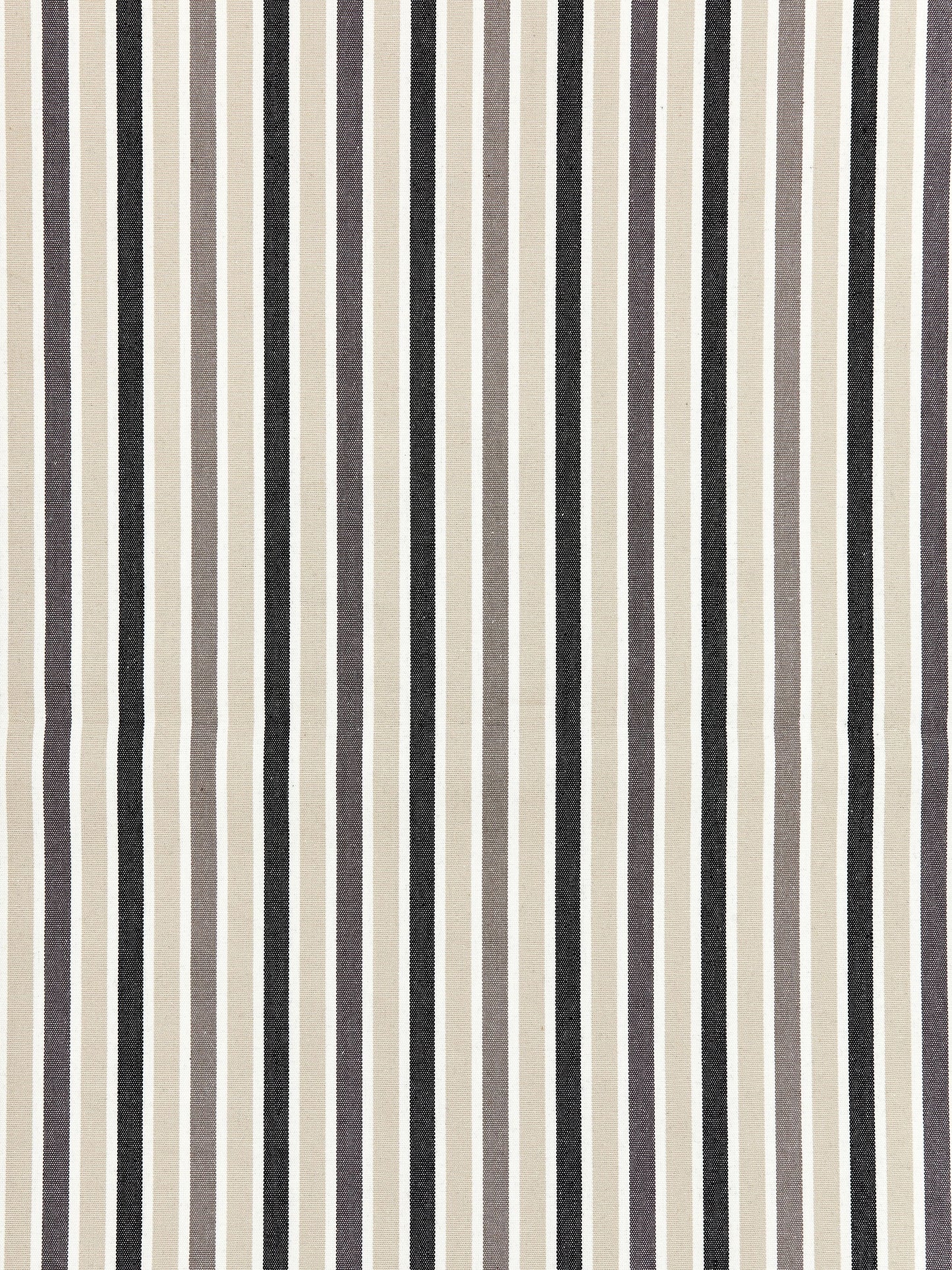 SCALAMANDRE LEEDS COTTON STRIPE FABRIC STONE - SC 000527114 NEW SKU # SC271140005