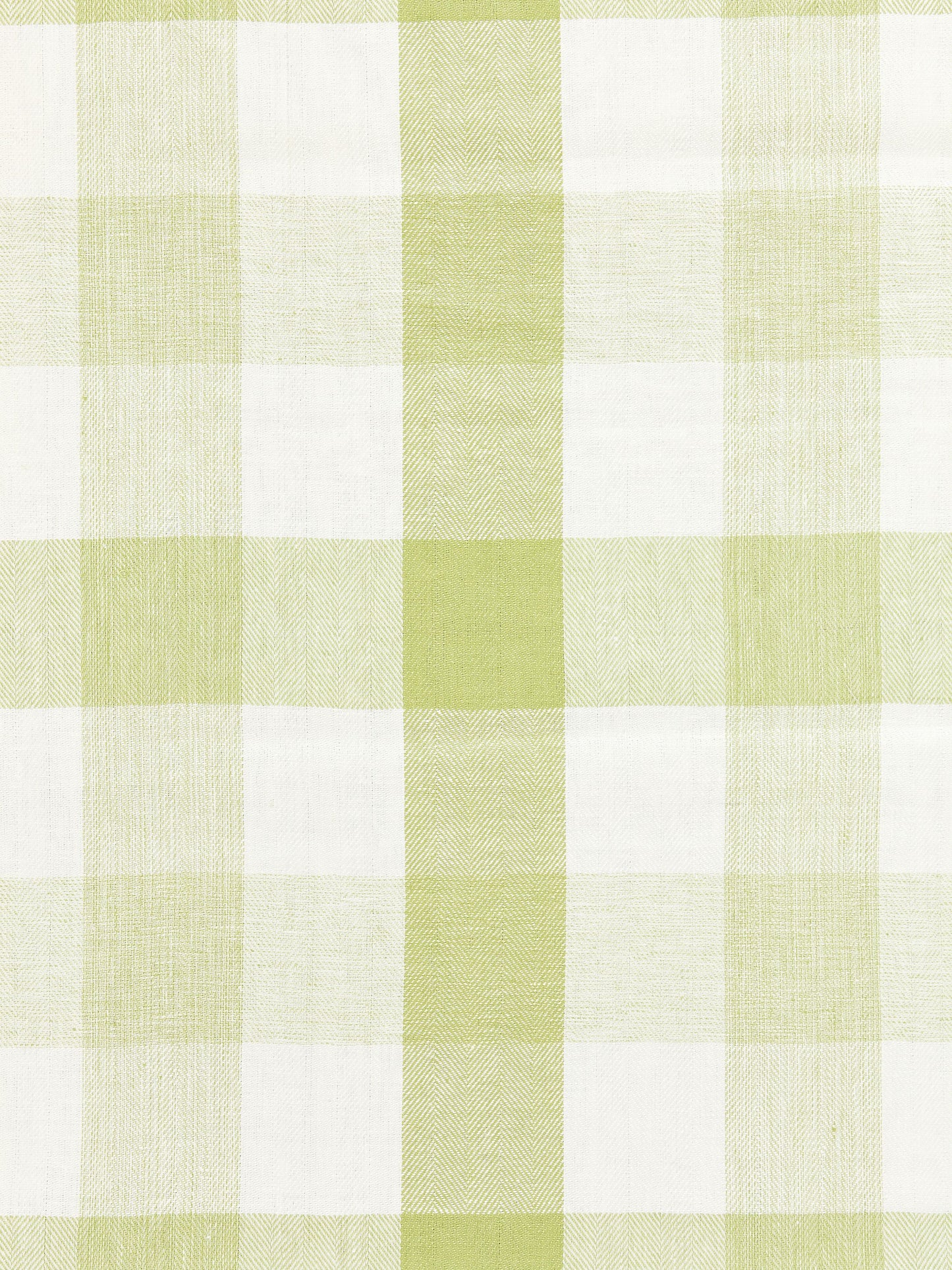 SCALAMANDRE WESTPORT LINEN PLAID FABRIC GREEN TEA - SC 000527135 NEW SKU # SC271350005