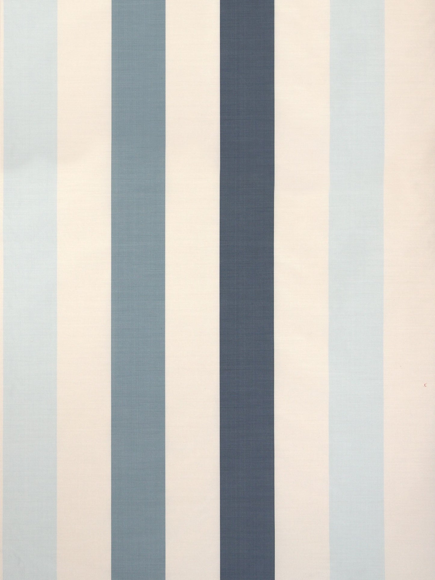 SCALAMANDRE LA VALLIERE RAYURE FABRIC BLUE & CREAM - SC 000530100M NEW SKU # SC30100M0005