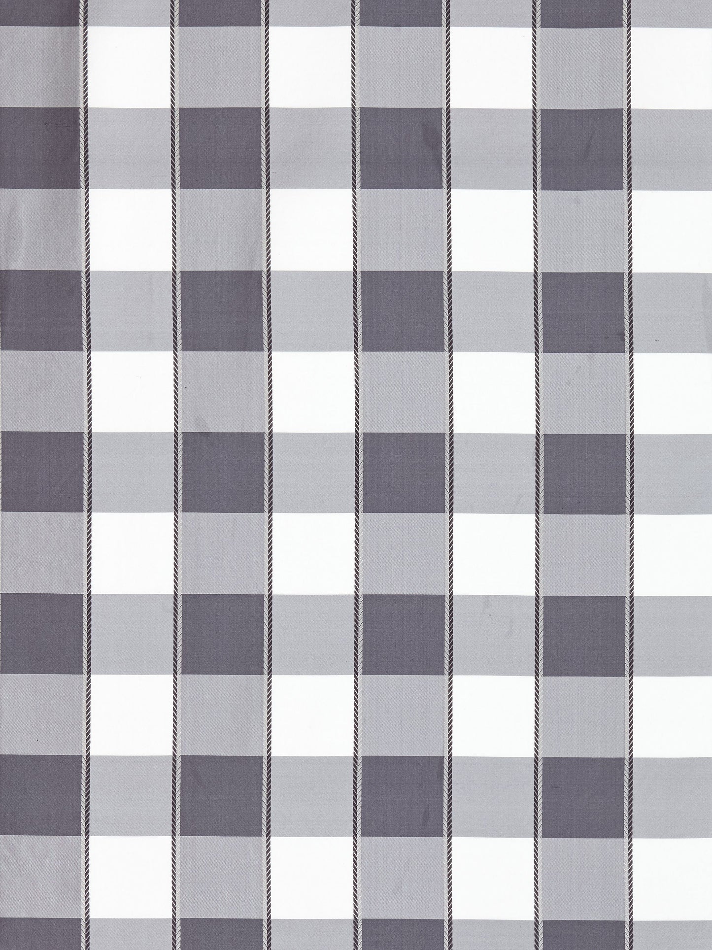 SCALAMANDRE OUTLET FABRIC CHELSEA CHECK FABRIC NICKEL - SC 000627024 NEW SKU # SC270240006
