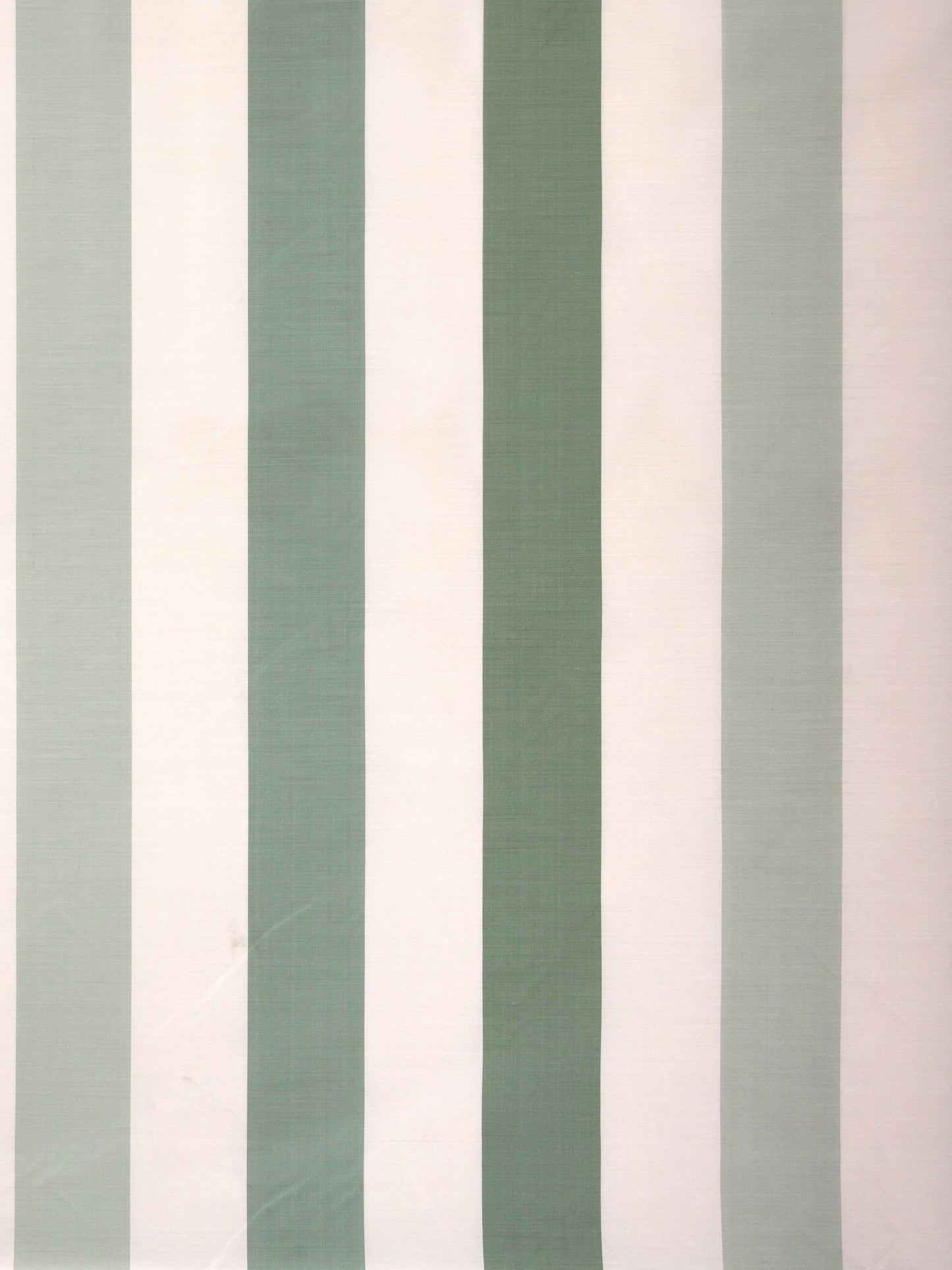 SCALAMANDRE LA VALLIERE RAYURE FABRIC GREEN & CREAM - SC 000630100M NEW SKU # SC30100M0006