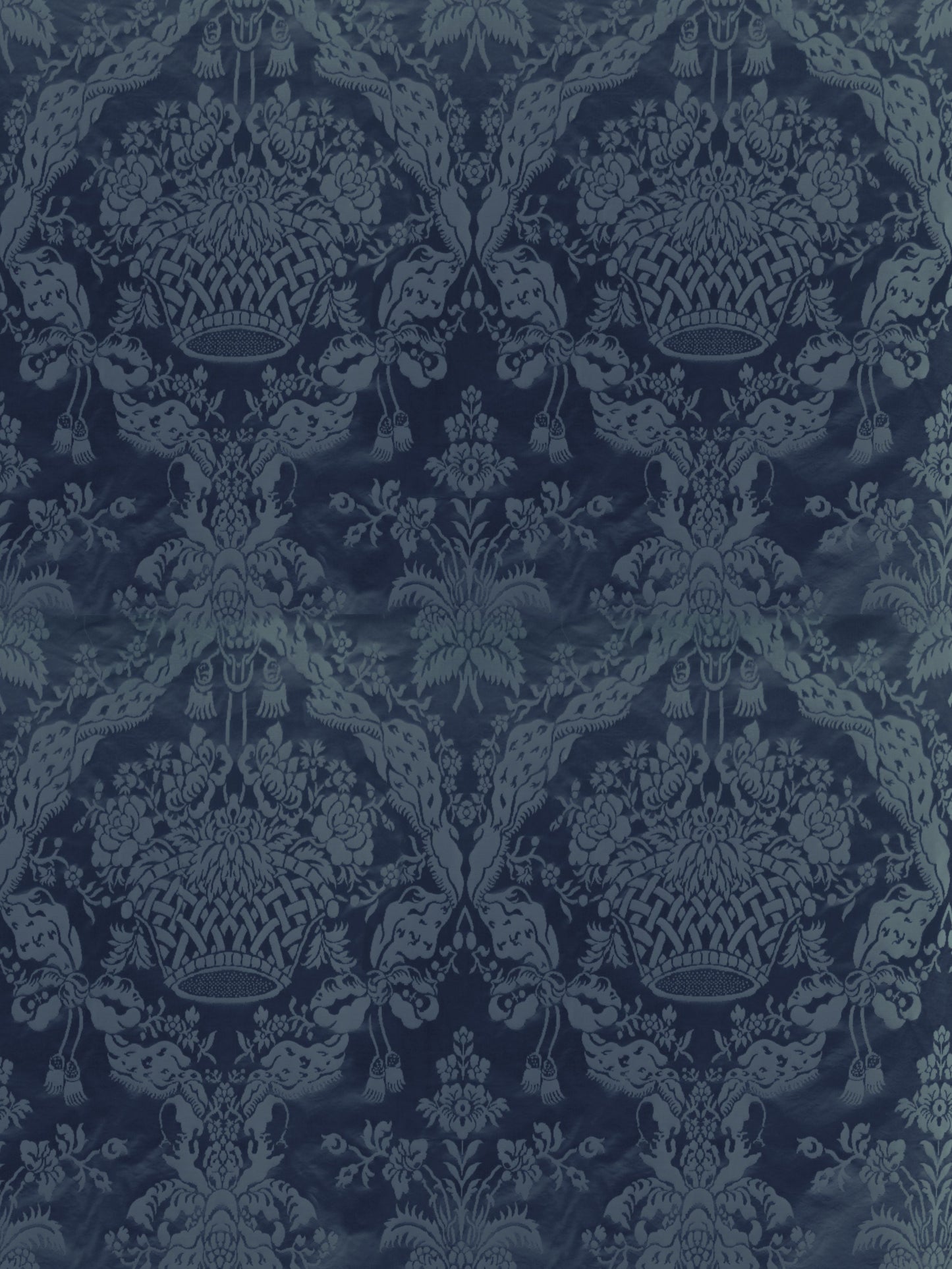 SCALAMANDRE GABRIEL FABRIC BLUE - SC 001220355M NEW SKU # SC20355M0012