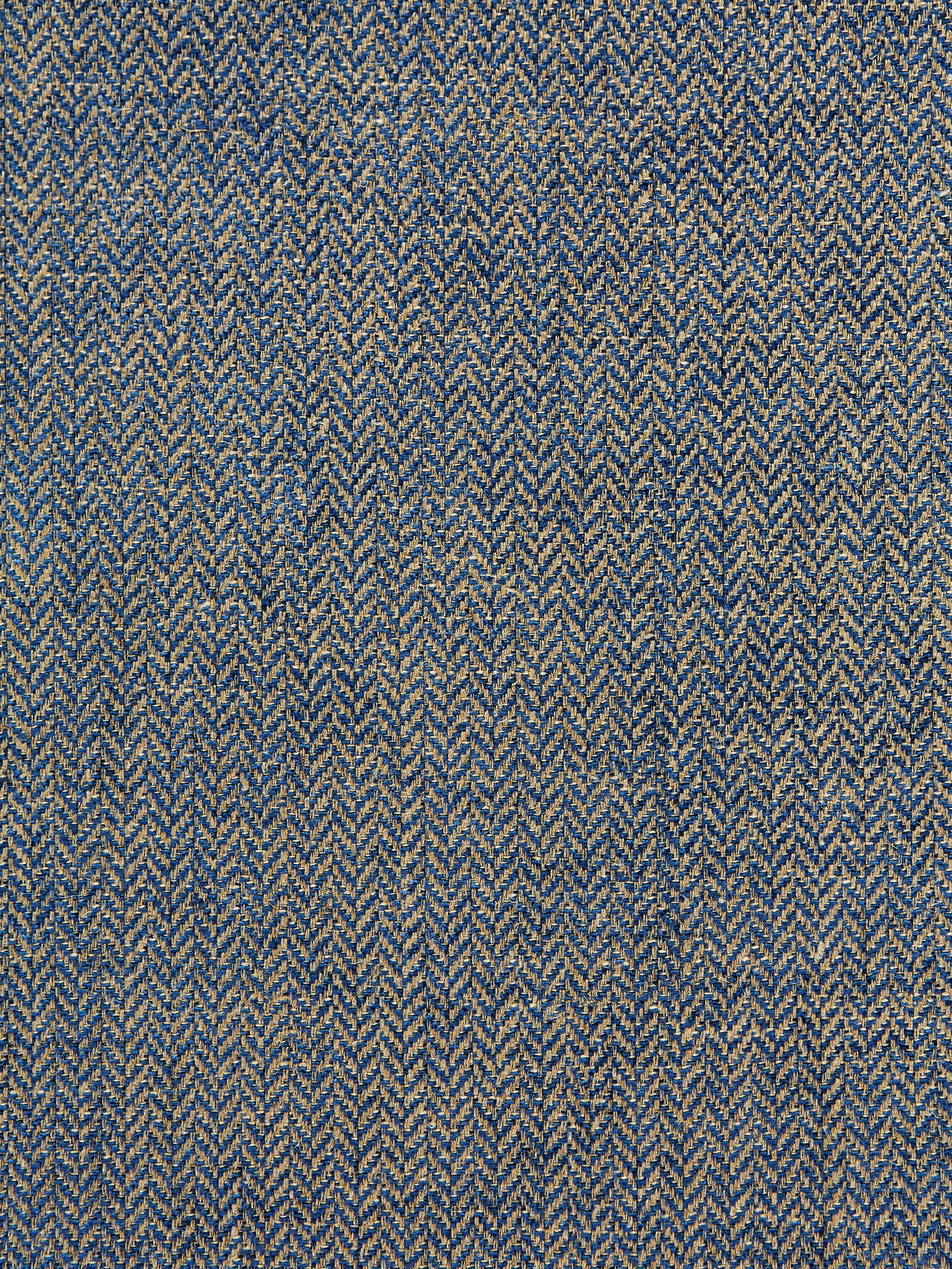 SCALAMANDRE OXFORD HERRINGBONE WEAVE FABRIC DENIM - SC 001627006 NEW SKU # SC270060016