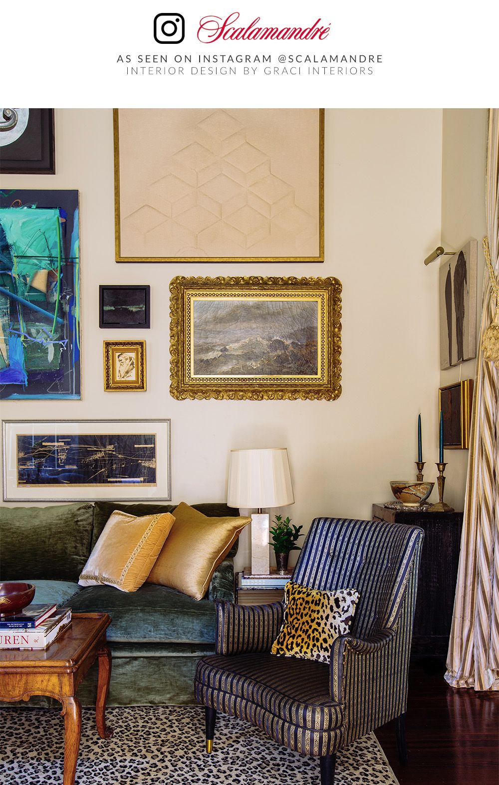 SCALAMANDRE PERSIA FABRIC LEAF - SC 00171627M NEW SKU # SC1627M0017