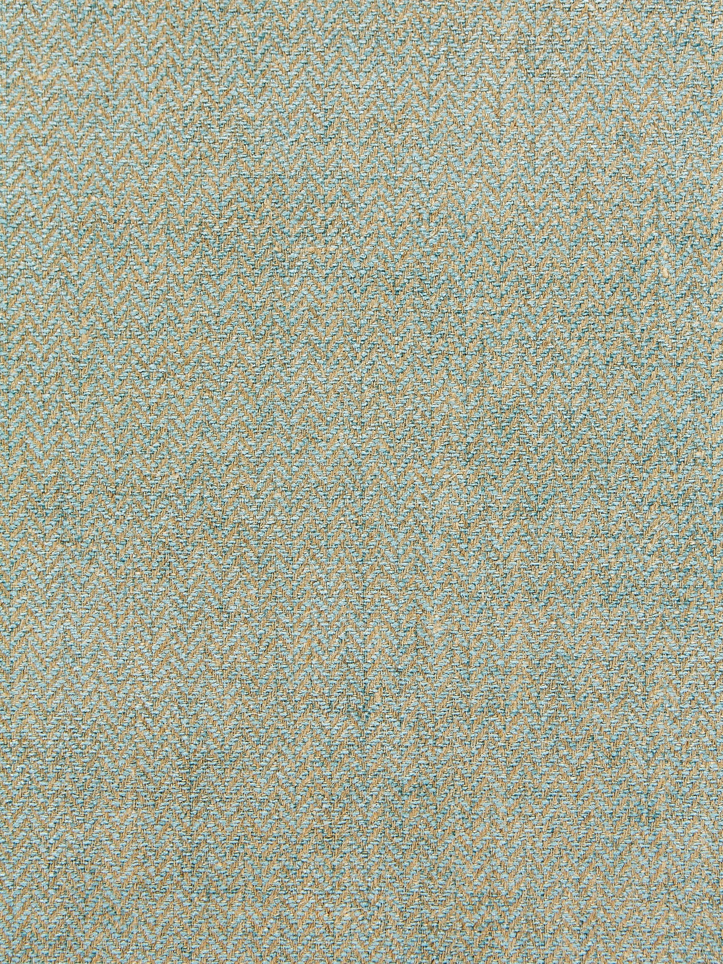 SCALAMANDRE OXFORD HERRINGBONE WEAVE FABRIC AQUAMARINE - SC 002027006 NEW SKU # SC270060020