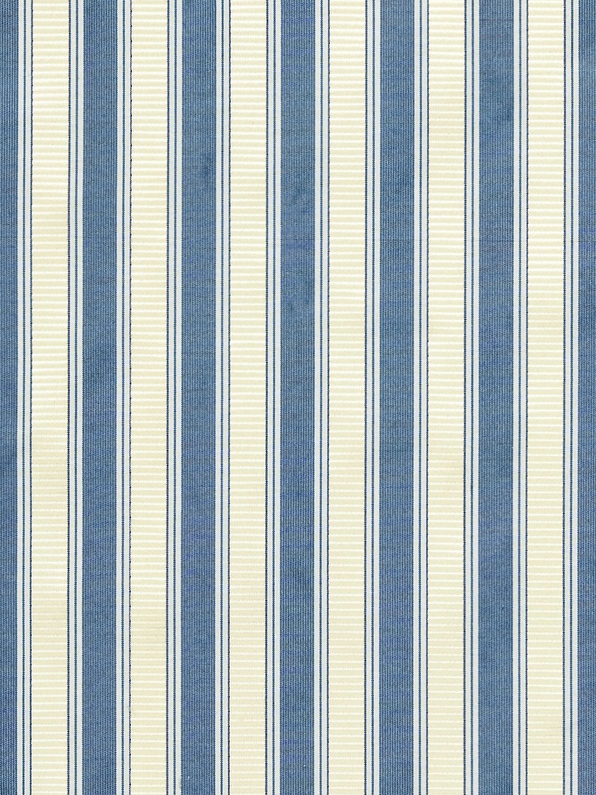 SCALAMANDRE SHIRRED STRIPE FABRIC LAPIS - SC 0022121M NEW SKU # SC121M0022