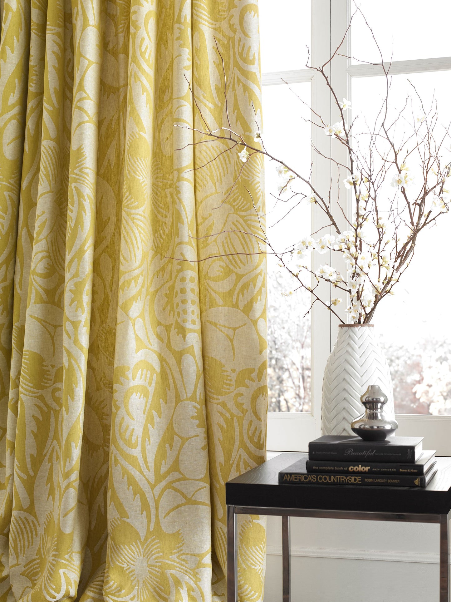 SCALAMANDRE DECO FLOWER FABRIC LINEN - SC 000127131 NEW SKU # SC271310001